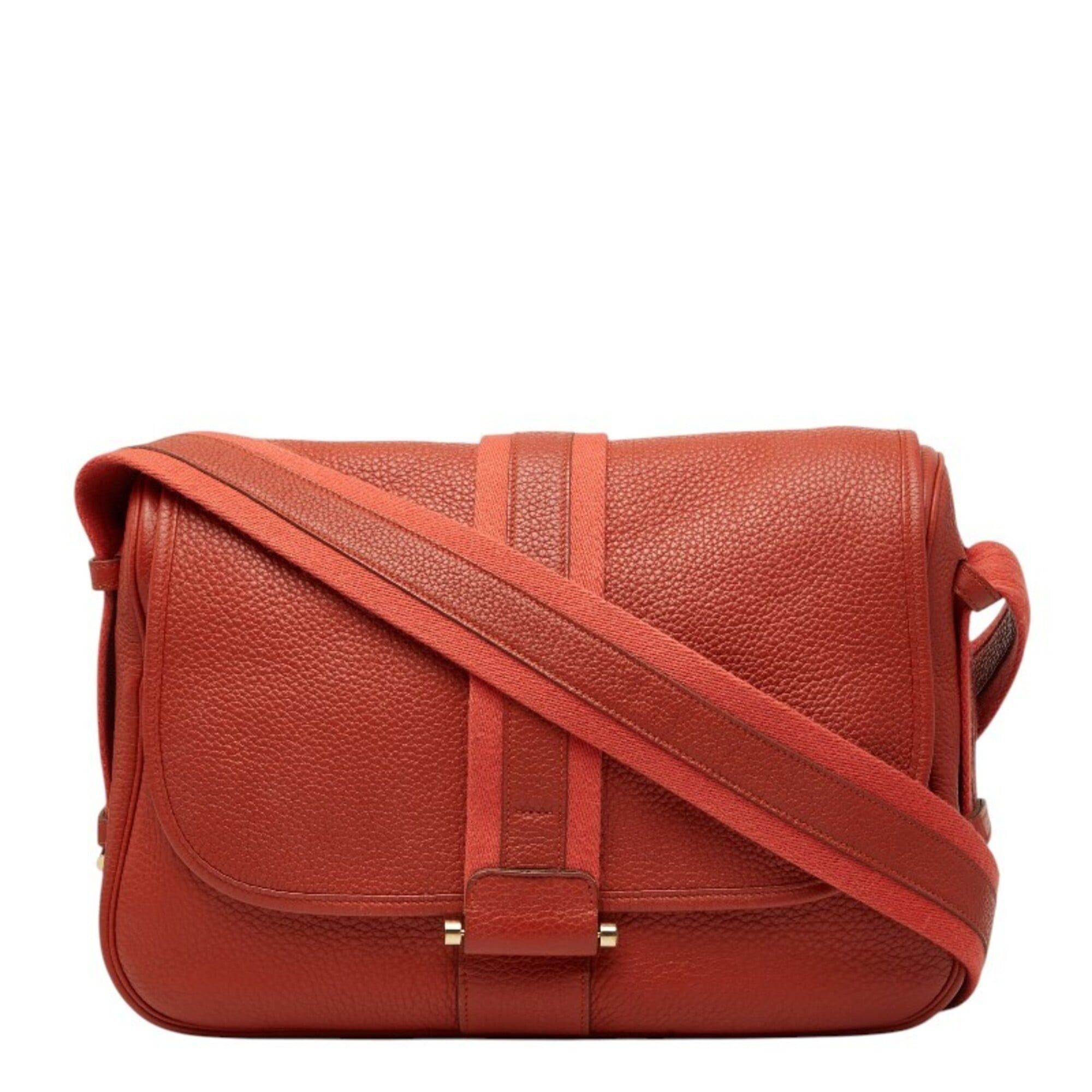 Hermes Hermes Bour Lang Crossbody Shoulder Bag, Rose Jaipur Orange, Taurillon Clemence Leather, Women's HERMES Size ONE SIZE - 1 Thumbnail