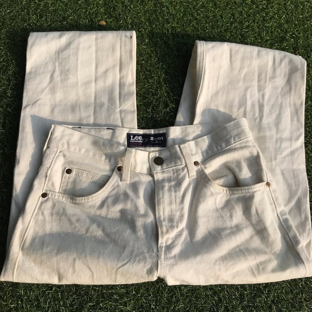 Hysteric Glamour × Jean × Lee Vintage Lee Westerner sanforized x kent in tradition white Size US 28 / EU 44 - 8 Thumbnail