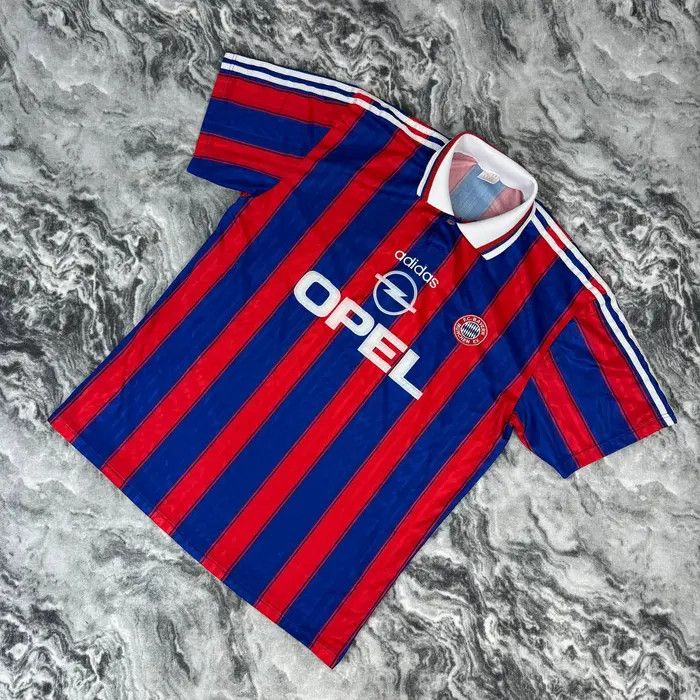 Adidas Bayern Munich 1995 1997 Matthaus #10 Home Shirt Jersey Size US XL / EU 56 / 4 - 2 Thumbnail