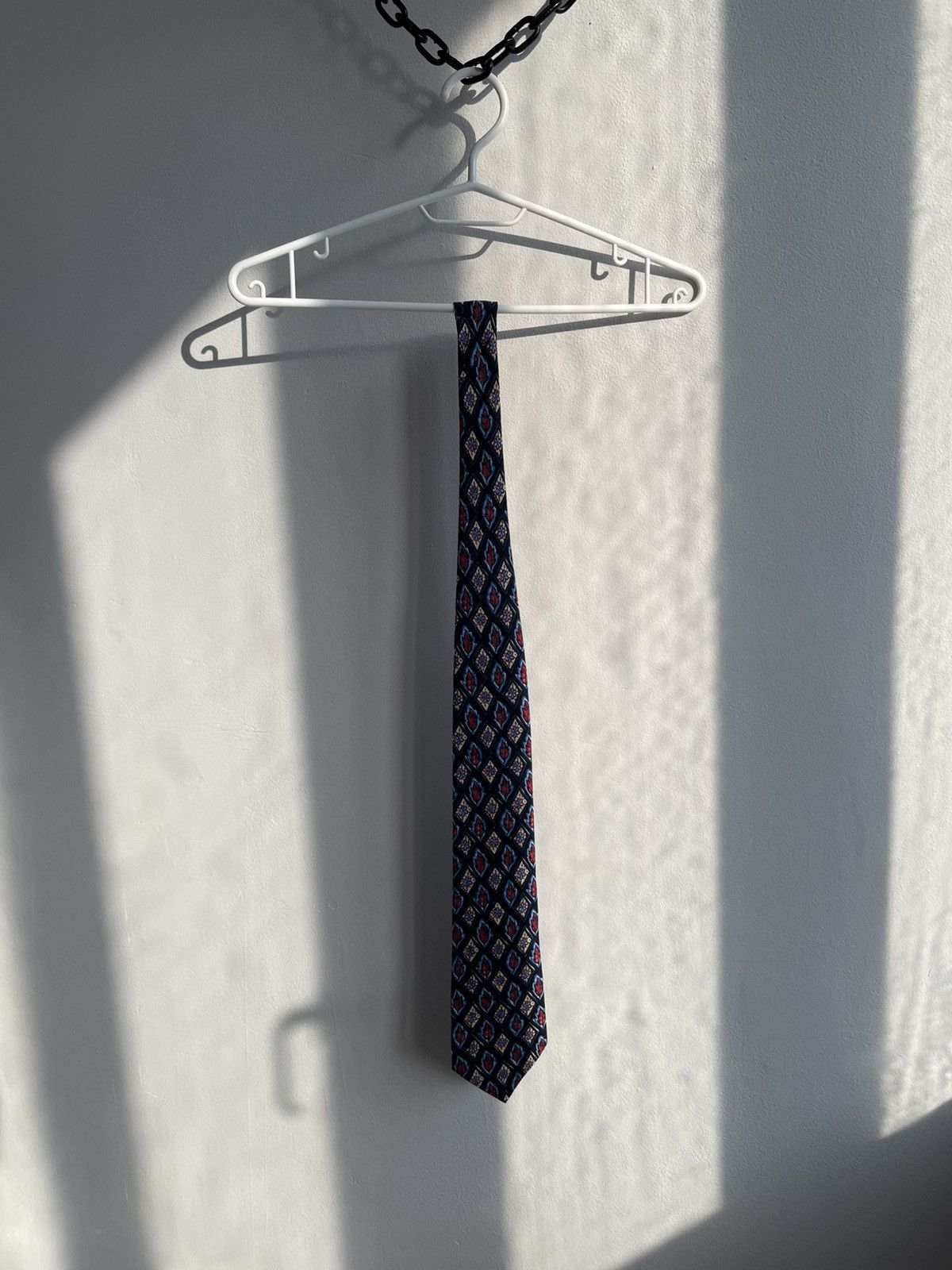 Yves Saint Laurent Yves Saint Laurent YSL Silk Tie Multicolor Geometric Print Size ONE SIZE - 16 Thumbnail