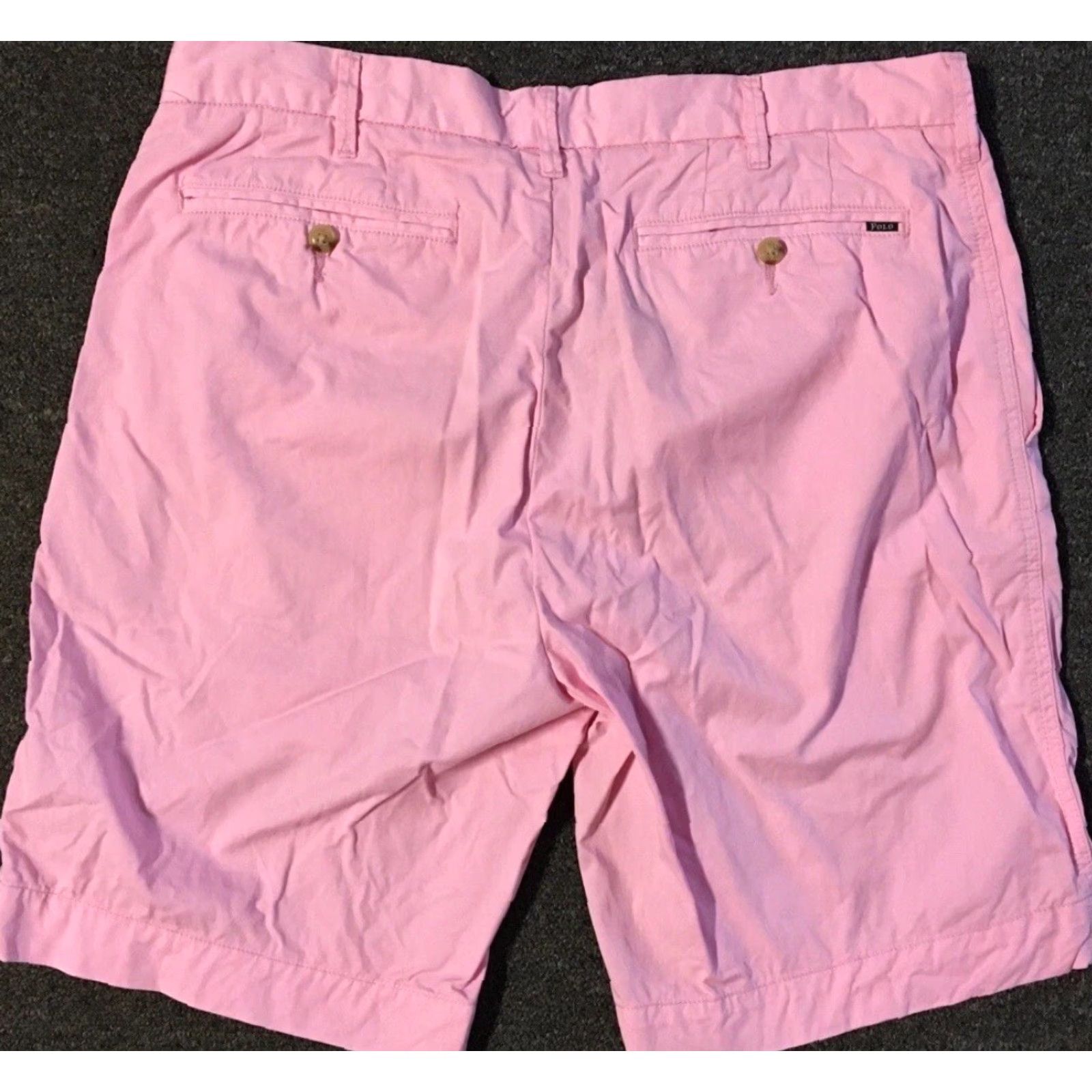 Polo Ralph Lauren VINTAGE Polo Ralph Lauren Chino Shorts 33 Pink 90s 80s Nautical Beach Military Army USA Sailing Yachting Surf Skate 92 Mens Size US XS / EU 42 / 0 - 2 Thumbnail