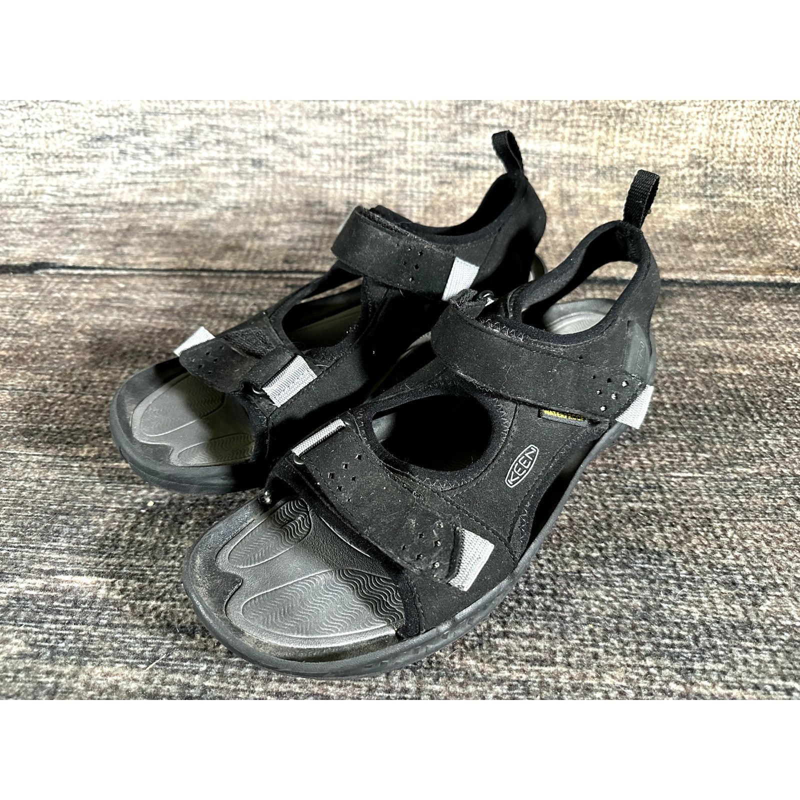 KEEN Keen Black Drift Creek Two Strap Waterproof Sandals 11.5 Size US 11.5 / EU 44-45 - 1 Thumbnail