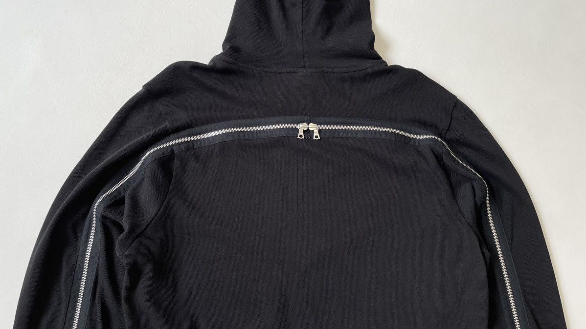 Dries Van Noten Sample A/W 14 Black Cotton Back Zip Hoodie Size US M / EU 48-50 / 2 - 14 Thumbnail