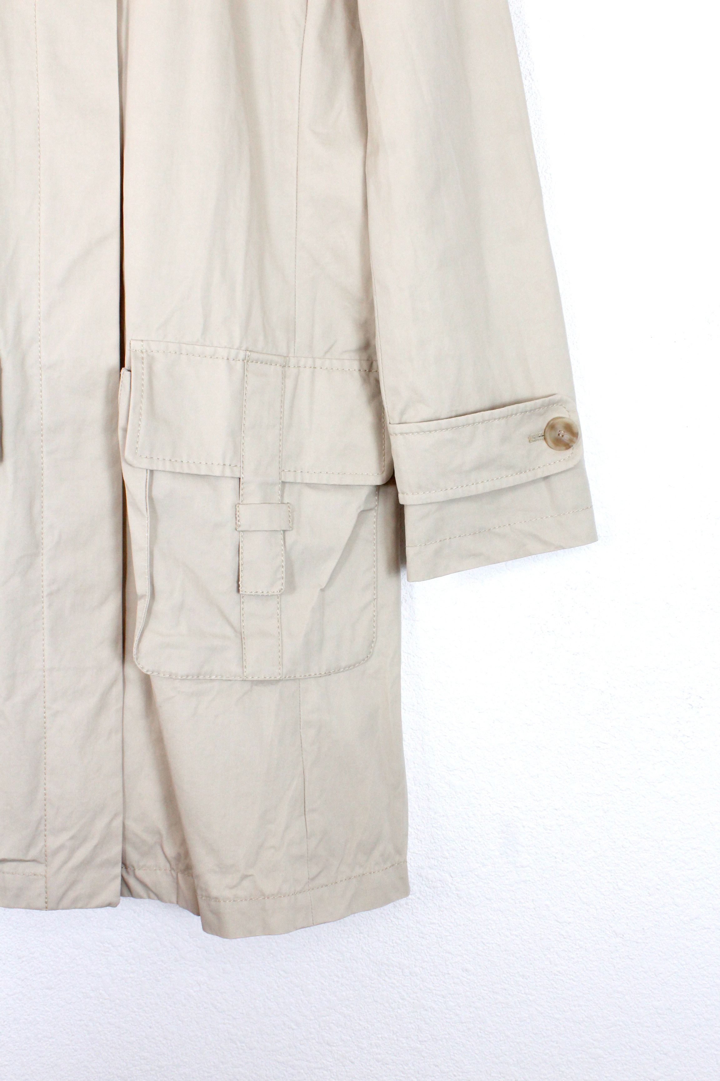 Max Mara × Weekend Max Mara Womens Weekend Max Mara Beige Coat Y2K Size M / US 6-8 / IT 42-44 - 3 Thumbnail
