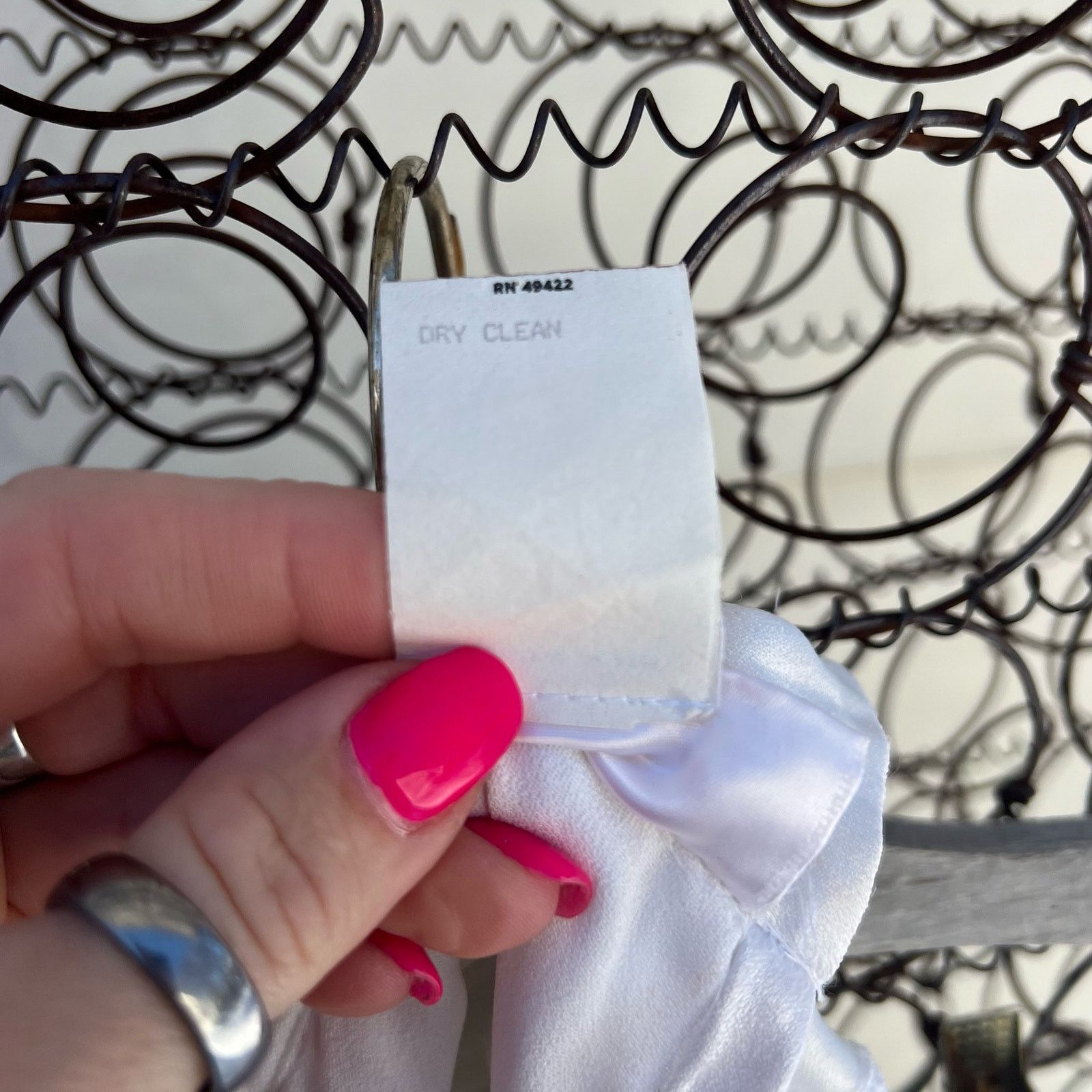 Vintage 80s Gunne Sax Poets Blouse Ruffles Satin Lace White L/S Size S / US 4 / IT 40 - 7 Thumbnail