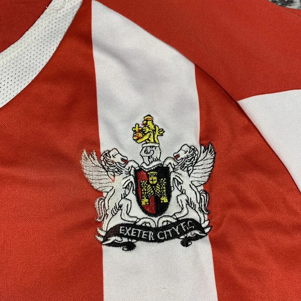 Other EXETER CITY Home Football Shirt Soccer Jersey Flybe Size US XL / EU 56 / 4 - 3 Thumbnail