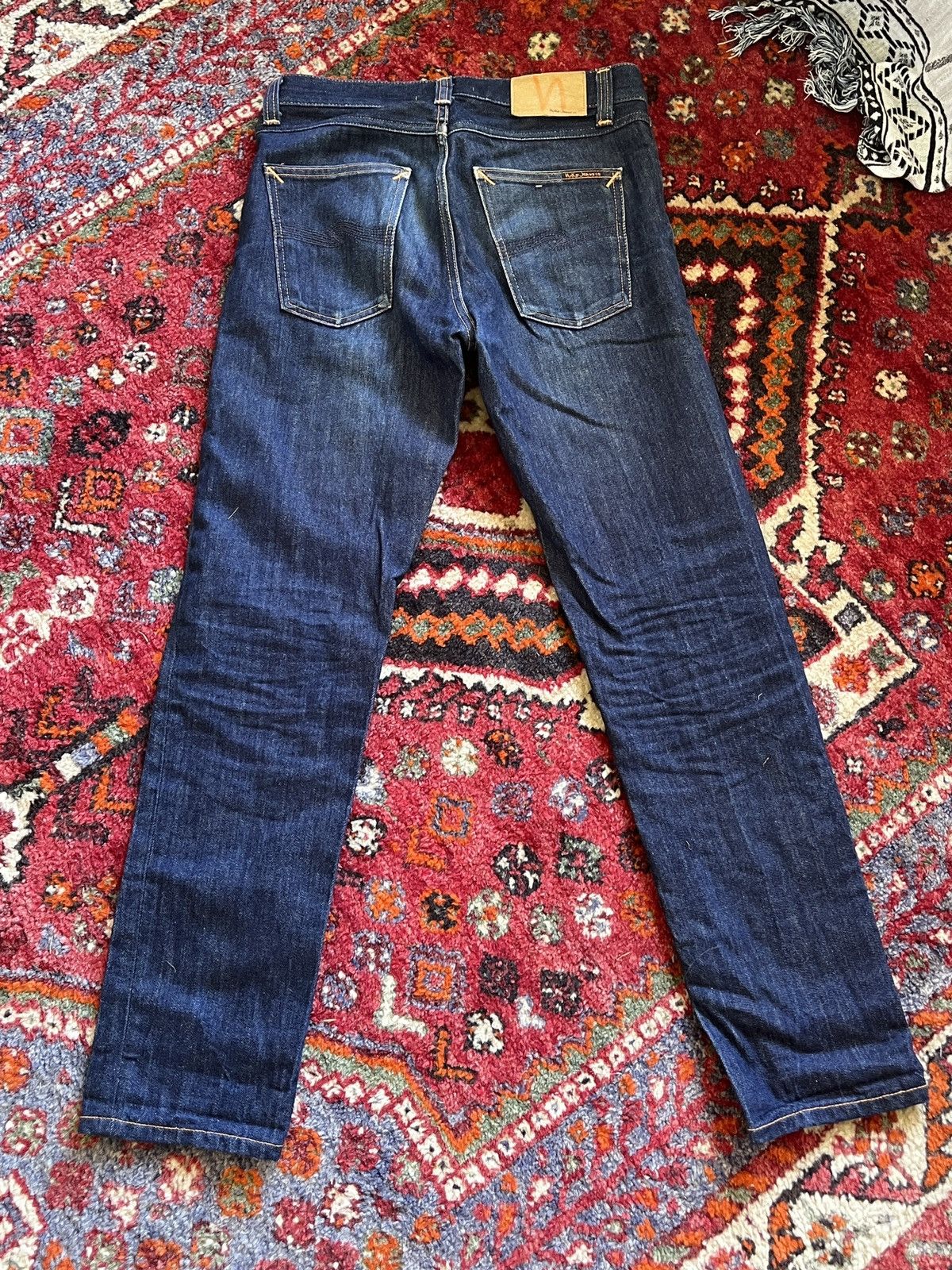 Nudie Jeans Brand new Gritty Jackson Nudie Jeans in Navy Size US 27 - 4 Thumbnail