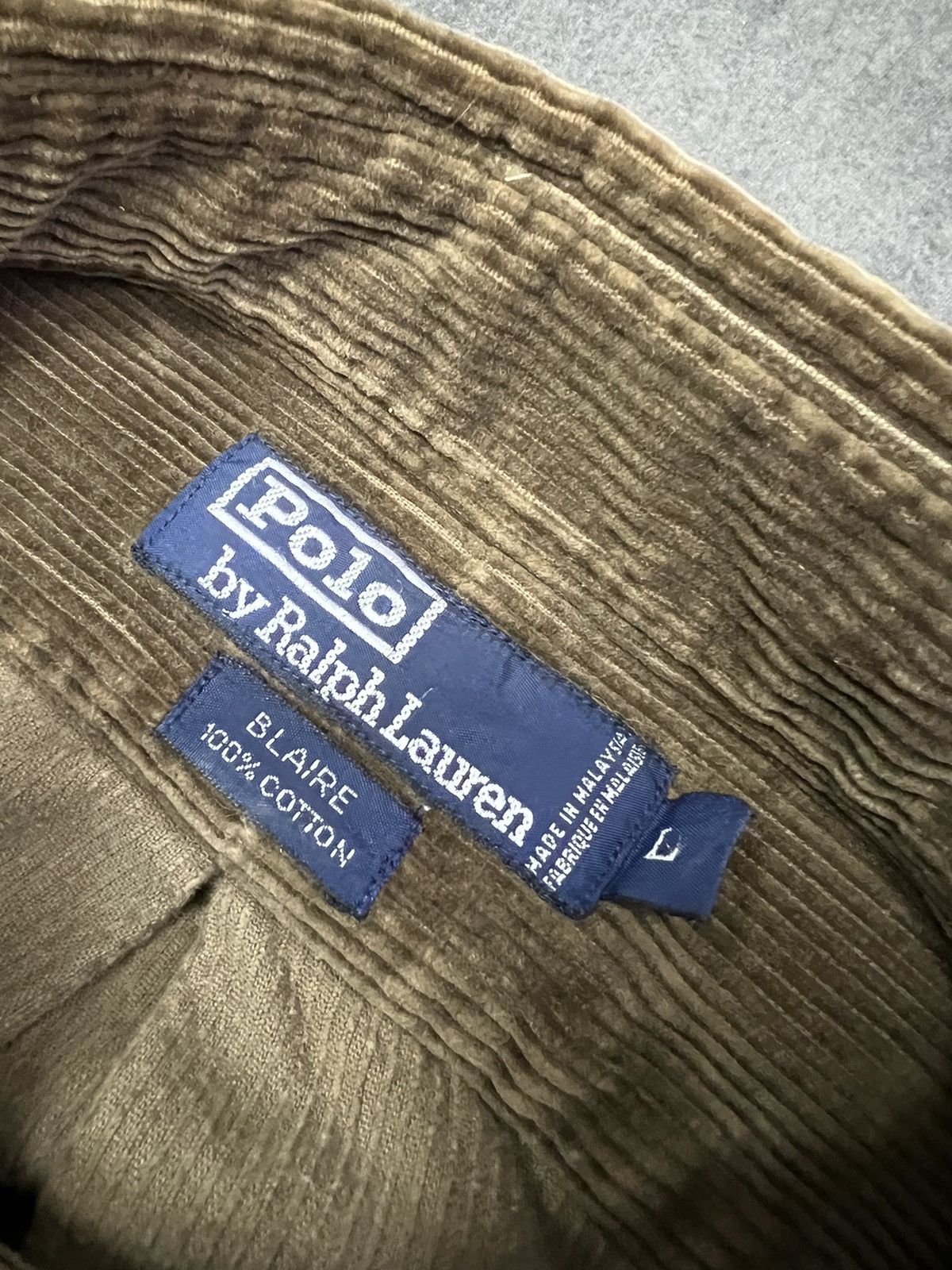 Polo Ralph Lauren Vintage Ralph Lauren Polo Corduroy Shirt XL Size US XL / EU 56 / 4 - 6 Thumbnail