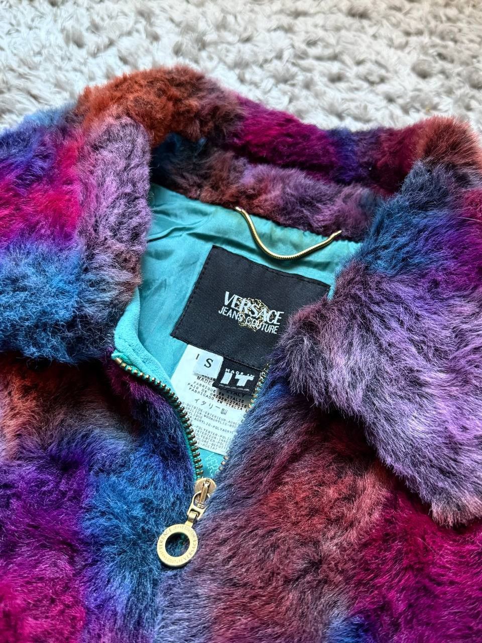 Versace Versace Jeans Couture Jacket Multicolour Four Fux Y2K Size S / US 4 / IT 40 - 6 Thumbnail