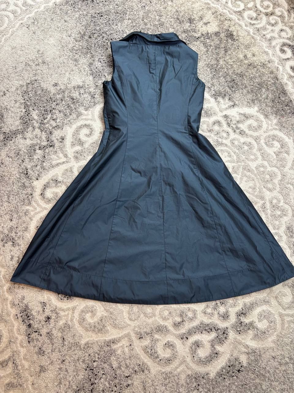 Weekend Max Mara Weekend Max Mara Pleated Midi Dress / Graphite Grey Size L / US 10 / IT 46 - 5 Thumbnail