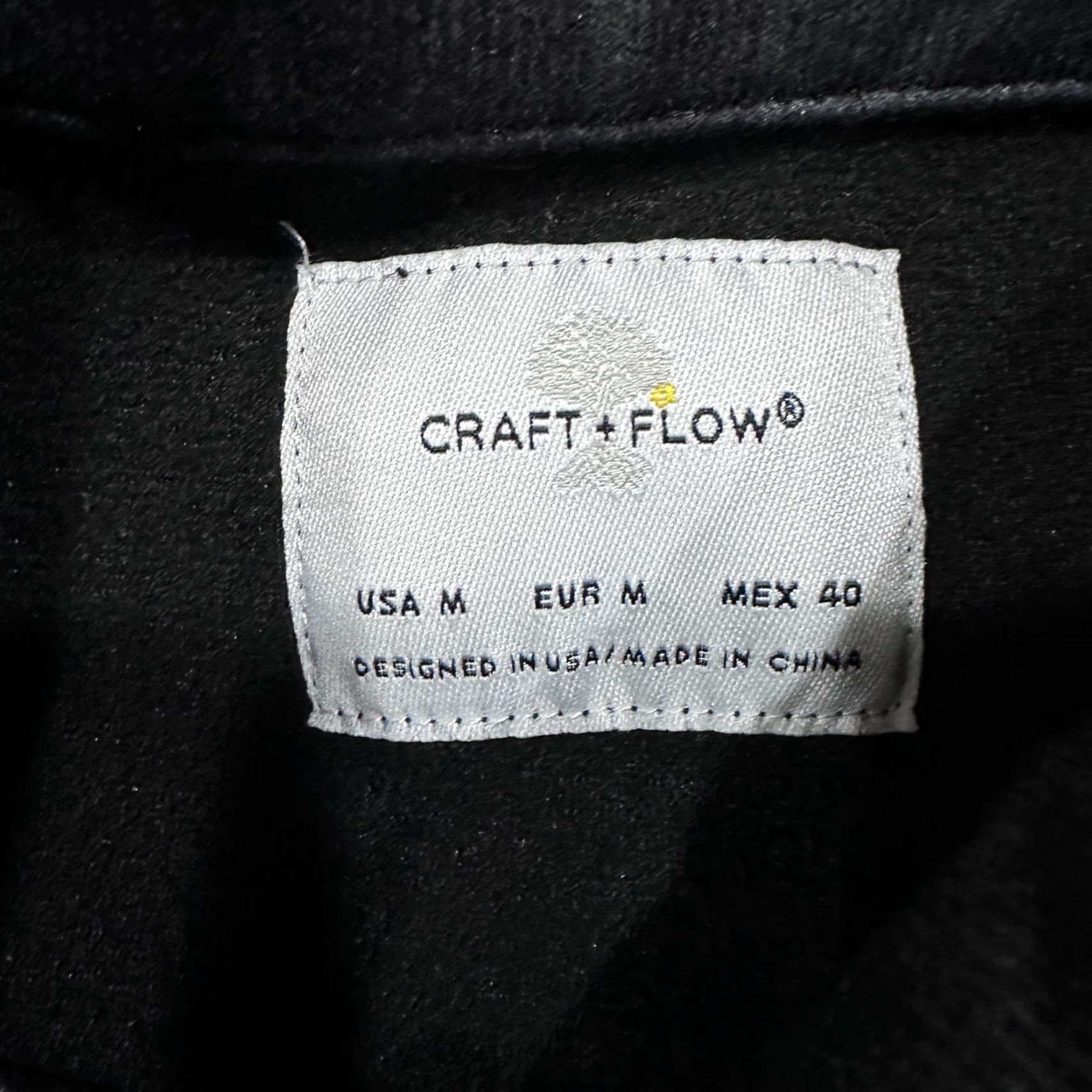 Vintage CRAFT+FLOW Jacket Men M Black Plaid Full Zip Zipped Pockets Collared Bomber Jacket Size US M / EU 48-50 / 2 - 2 Thumbnail