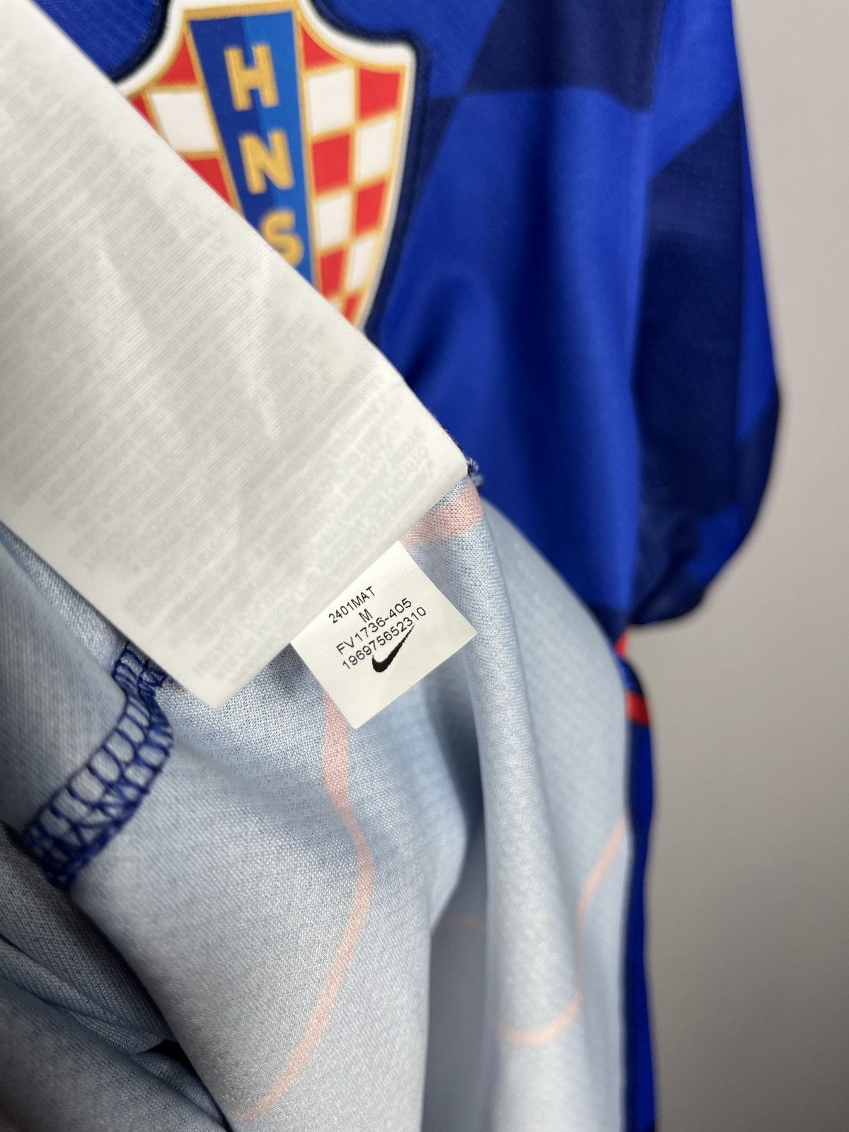 Nike Nike Croatia 2024 2025 Away blue soccer jersey short sleeve Size US M / EU 48-50 / 2 - 7 Thumbnail