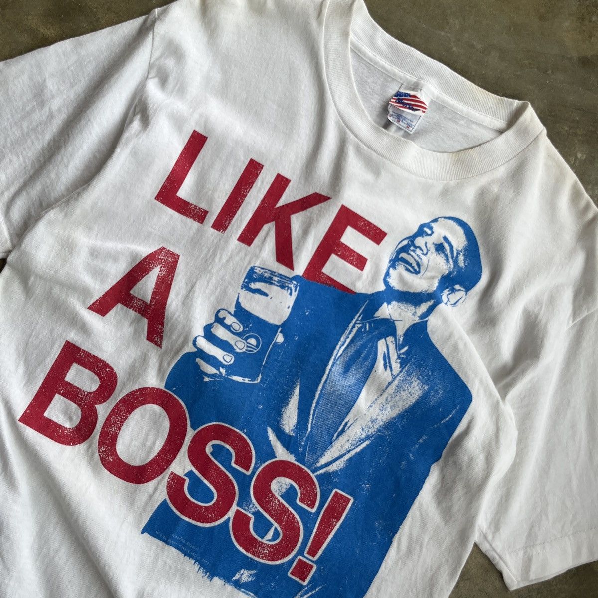 Vintage T-Shirt Vintage Graphic Obama Like A Boss! Size US M / EU 48-50 / 2 - 3 Thumbnail