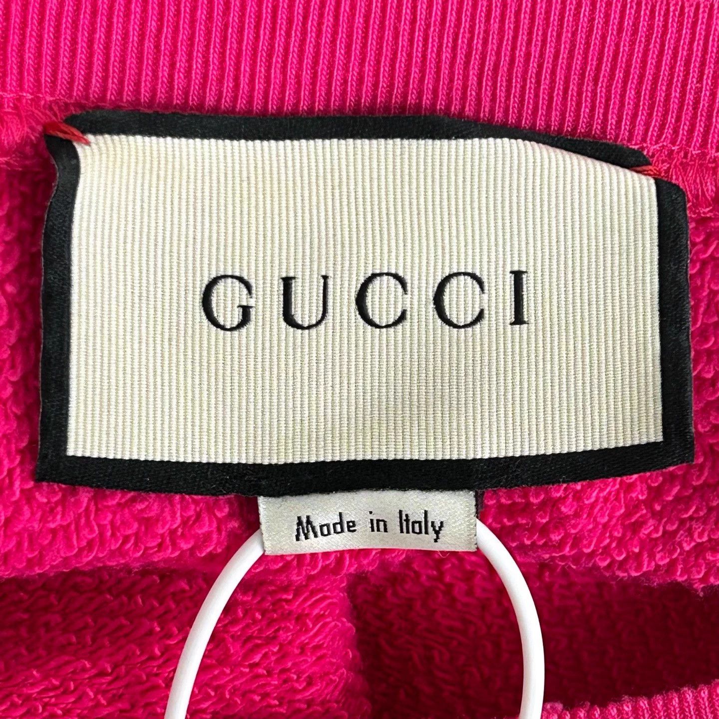 Gucci Gucci Classic Bear Distressed Fuchsia L New Sweatshirt Size L / US 10 / IT 46 - 3 Thumbnail