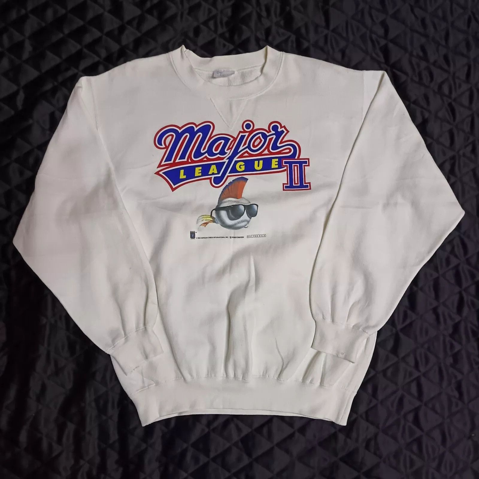 Japanese Brand Major League 2 Vintage 90s Movie Sweatshirt MLB NOT FOR SALE Size US L / EU 52-54 / 3 - 1 Thumbnail