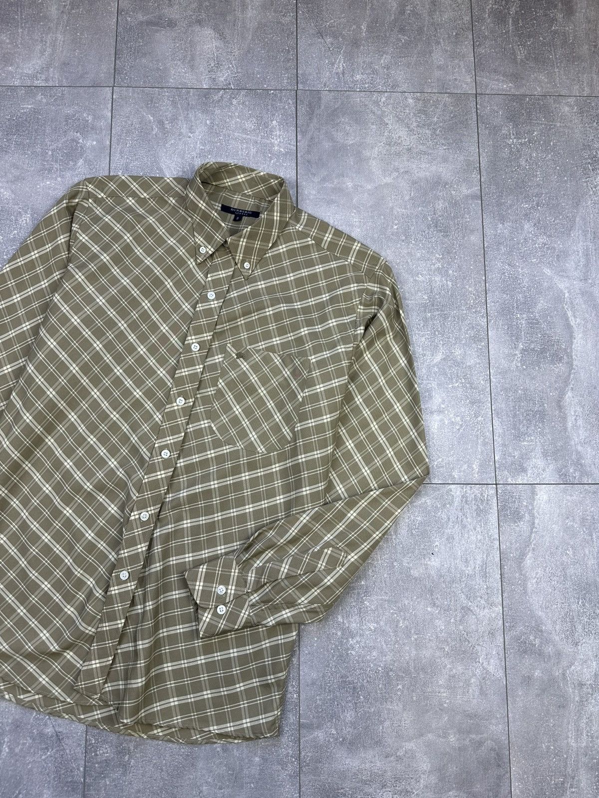 Burberry Burberry Vintage Rare Striped Shirts Button Up Size US S / EU 44-46 / 1 - 7 Thumbnail