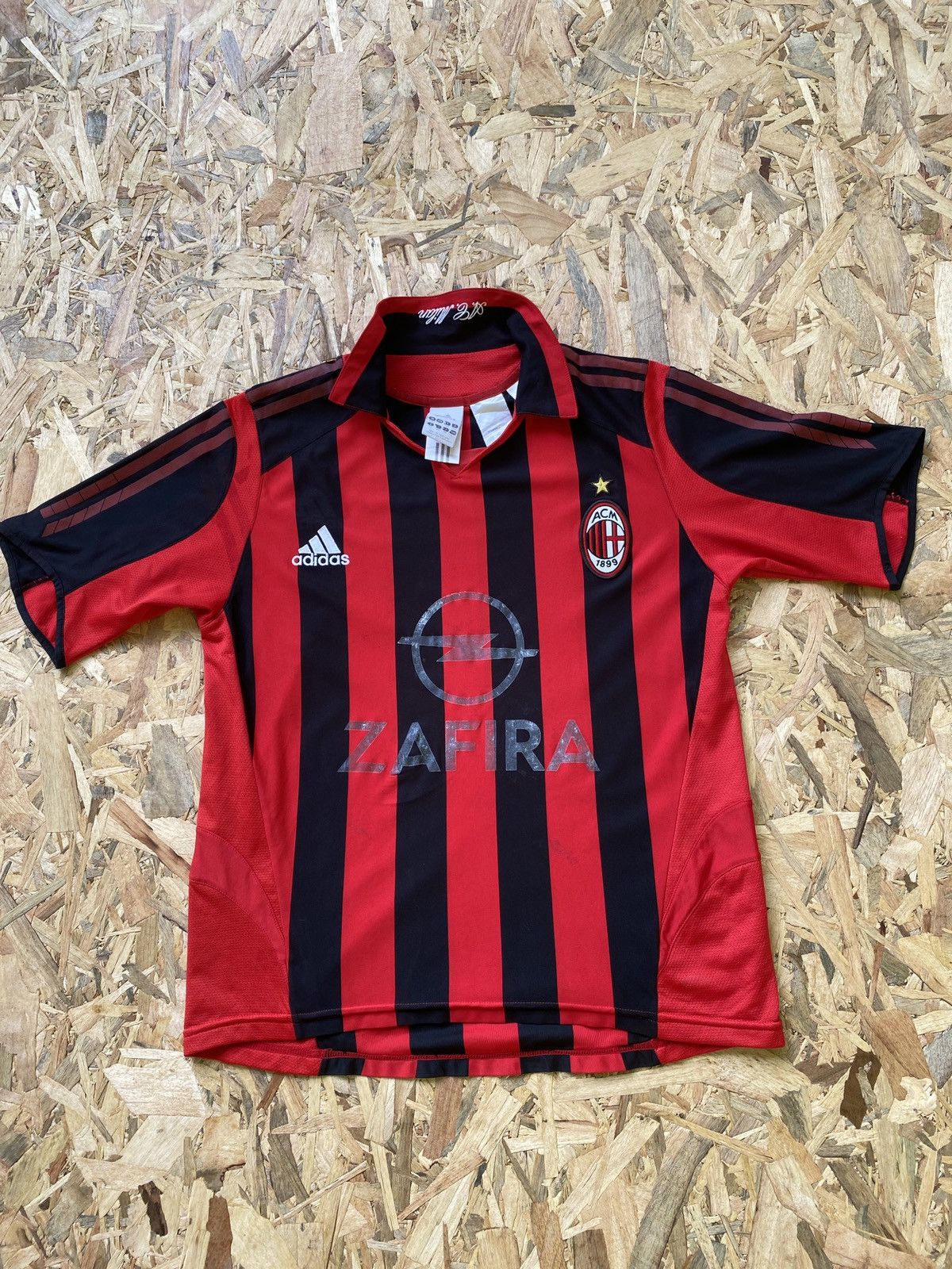 Adidas × Vintage Vintage a.c milan jersey Size US L / EU 52-54 / 3 - 19 Thumbnail