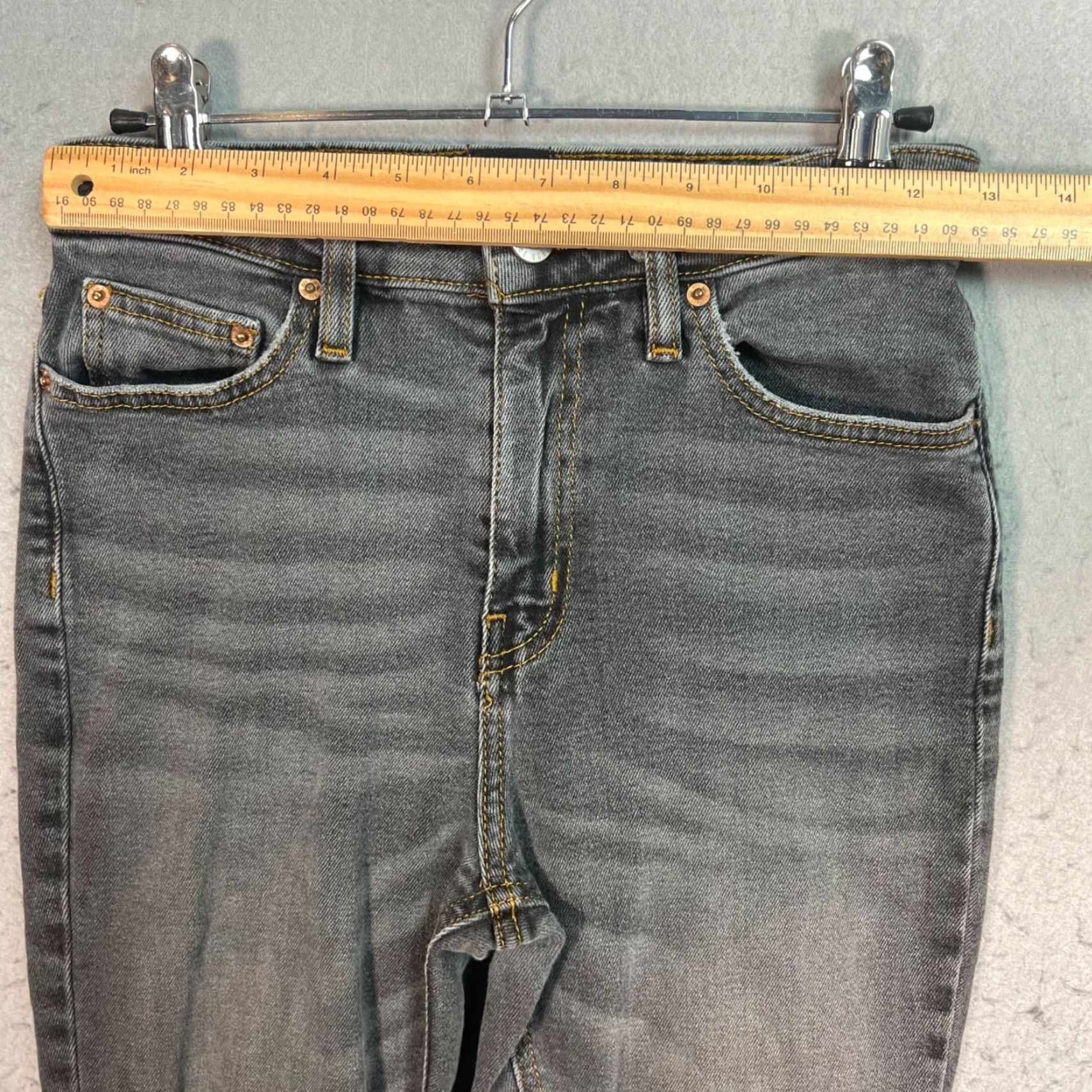 Urban Outfitters VINTAGE BDG Urban Outfitters Womens 26 Girlfriend High-Rise Jeans Gray Denim Size 26" / US 2 / IT 38 - 7 Thumbnail