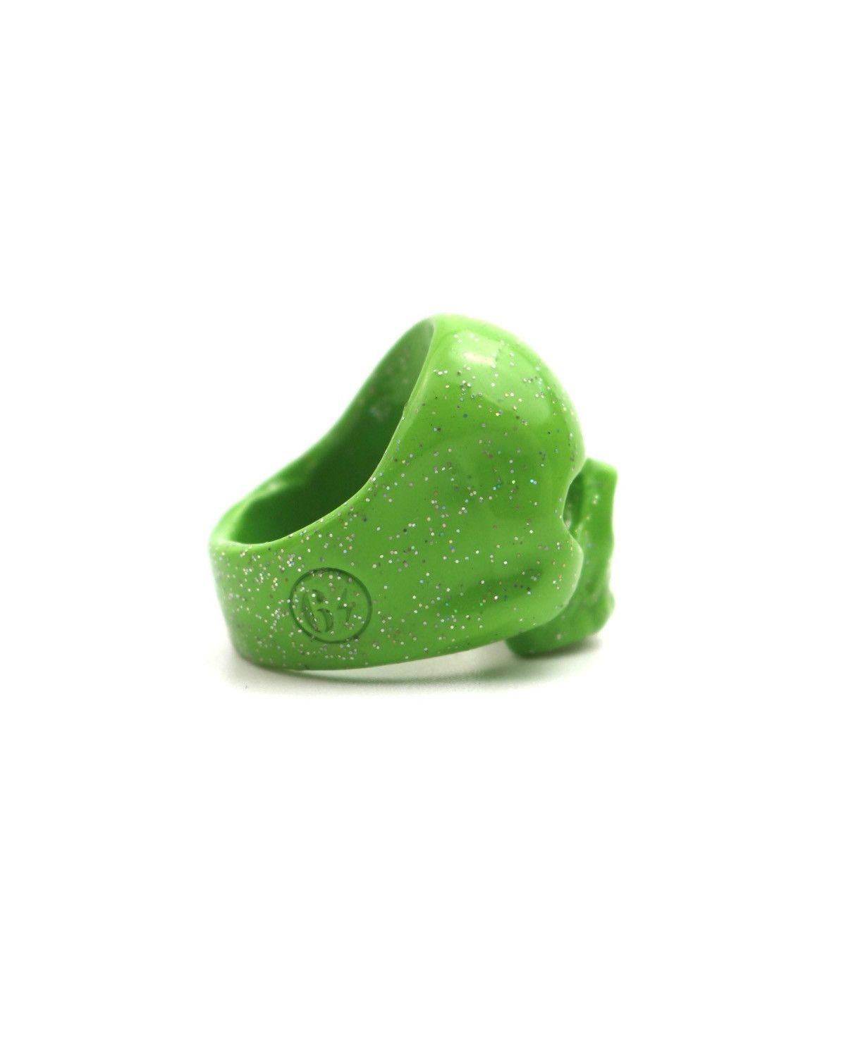Hysteric Glamour LOOPS SELECT NEON VENOM GLITTER SKULL RING Size ONE SIZE - 3 Thumbnail