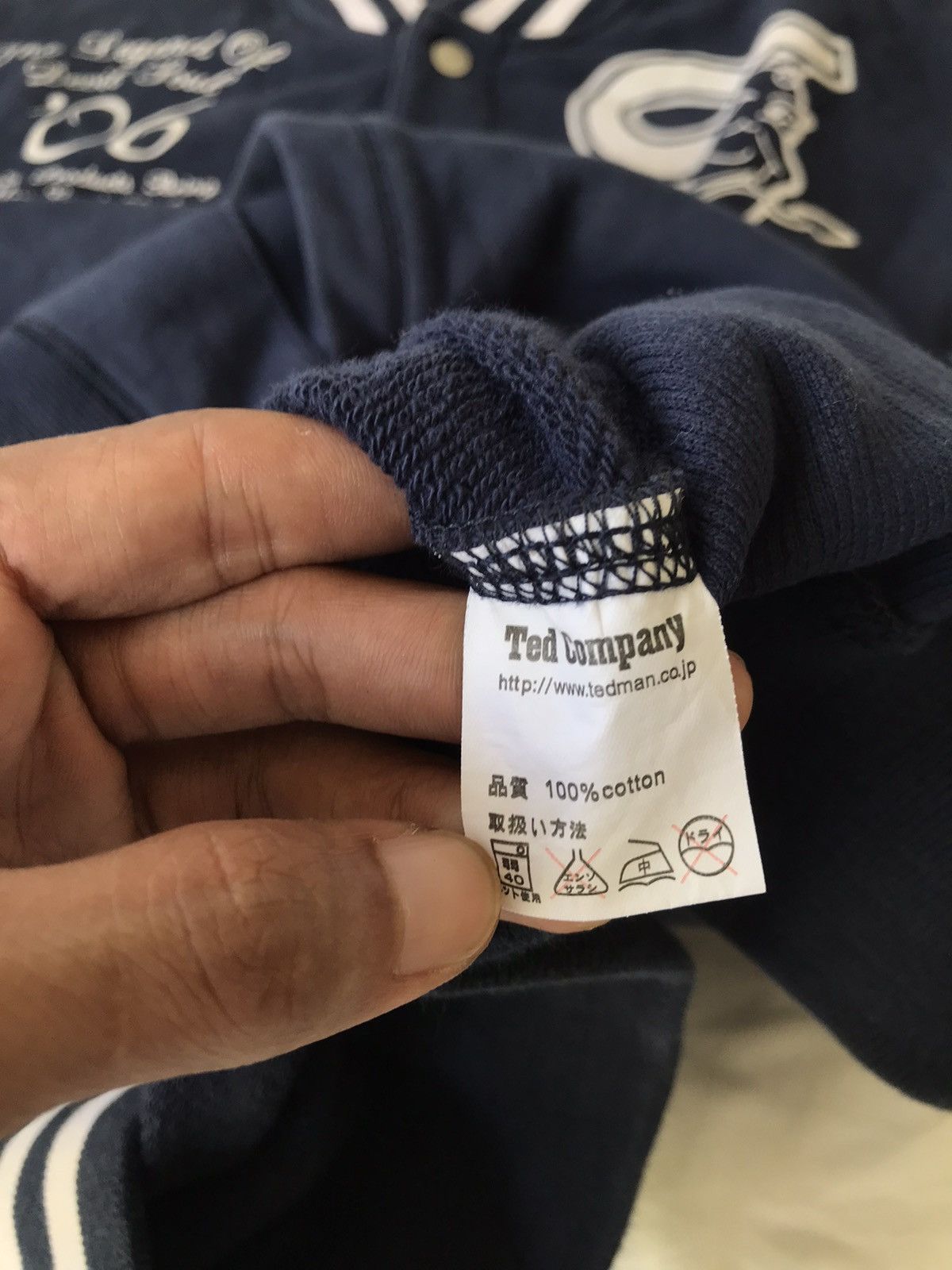Tedman RARE Japanese Tedman Varsity Jacket Lucky Devil Military Size US XXL / EU 58 / 5 - 7 Thumbnail
