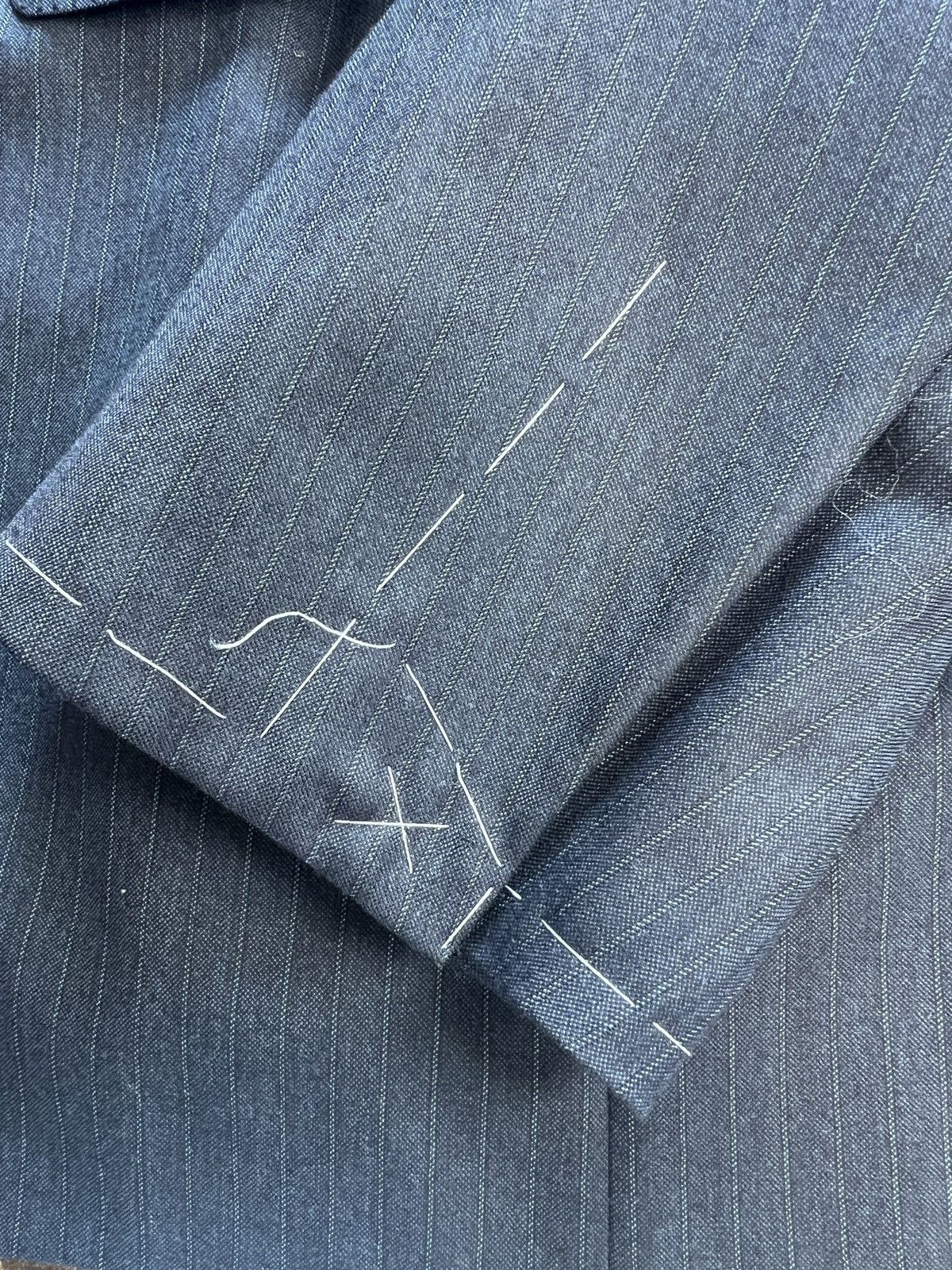 Brioni Brioni NM COLOSSE Suit –Navy Tonal Pinstripe – Wool & Silk Size 42R - 7 Thumbnail