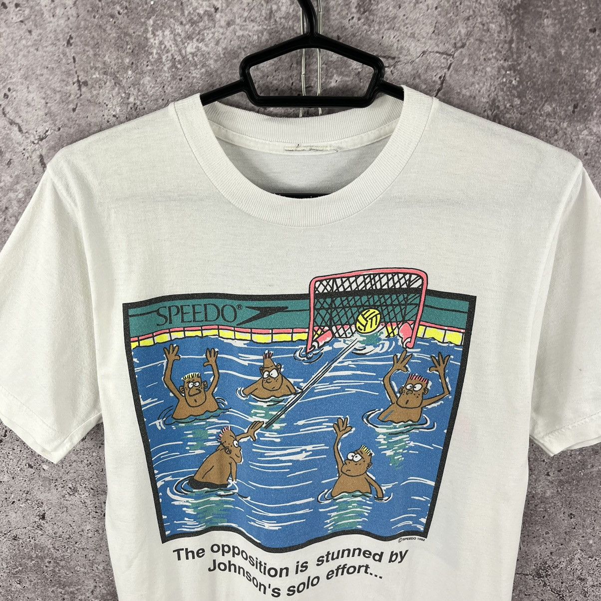 Speedo Speedo 1993 T-Shirt Crazy Big Logo Surf Style Vintage Size S Size US S / EU 44-46 / 1 - 2 Thumbnail