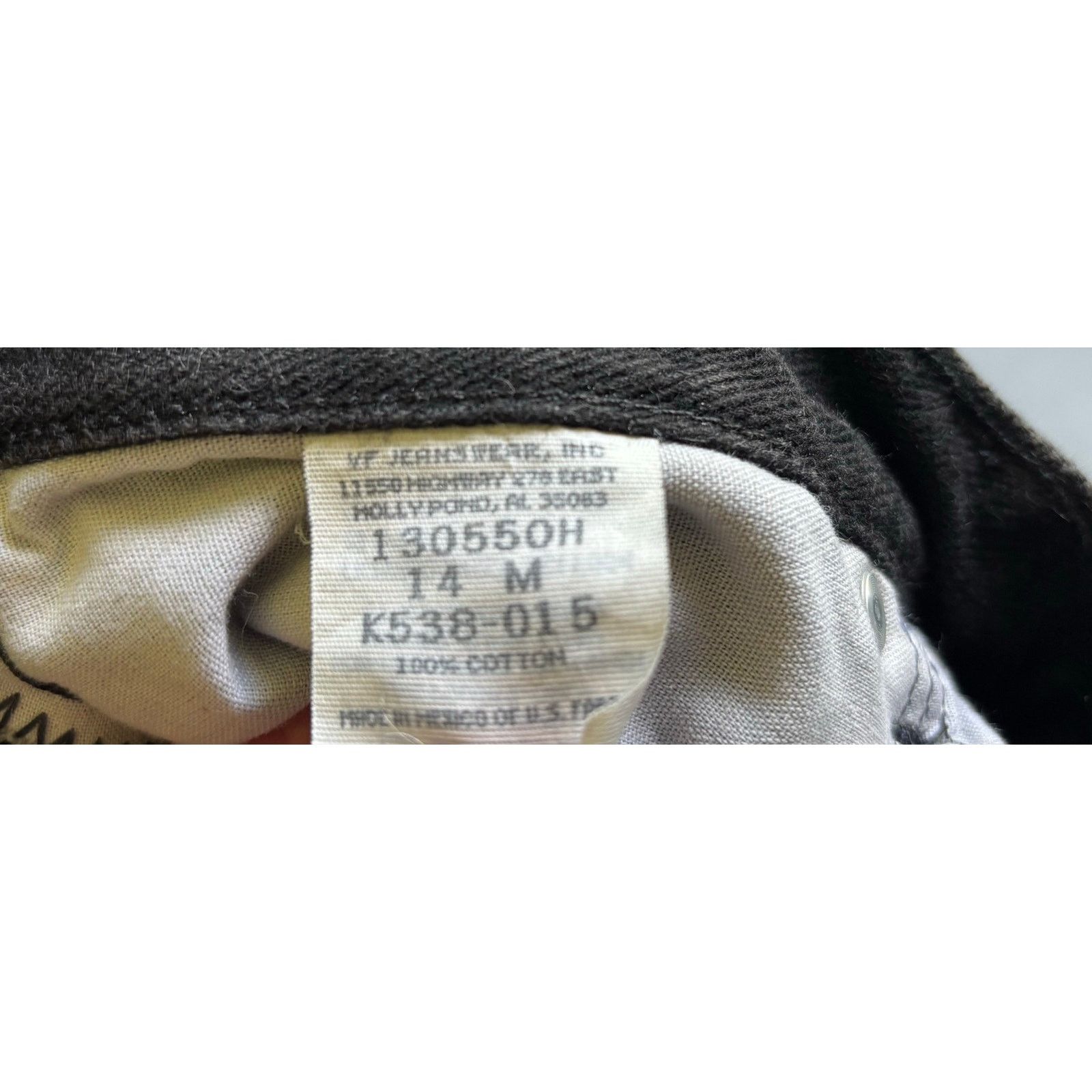 Other Riders Denim Black Jeans Size 14M 100% Cotton Size 36" / US 14 / IT 50 - 6 Thumbnail
