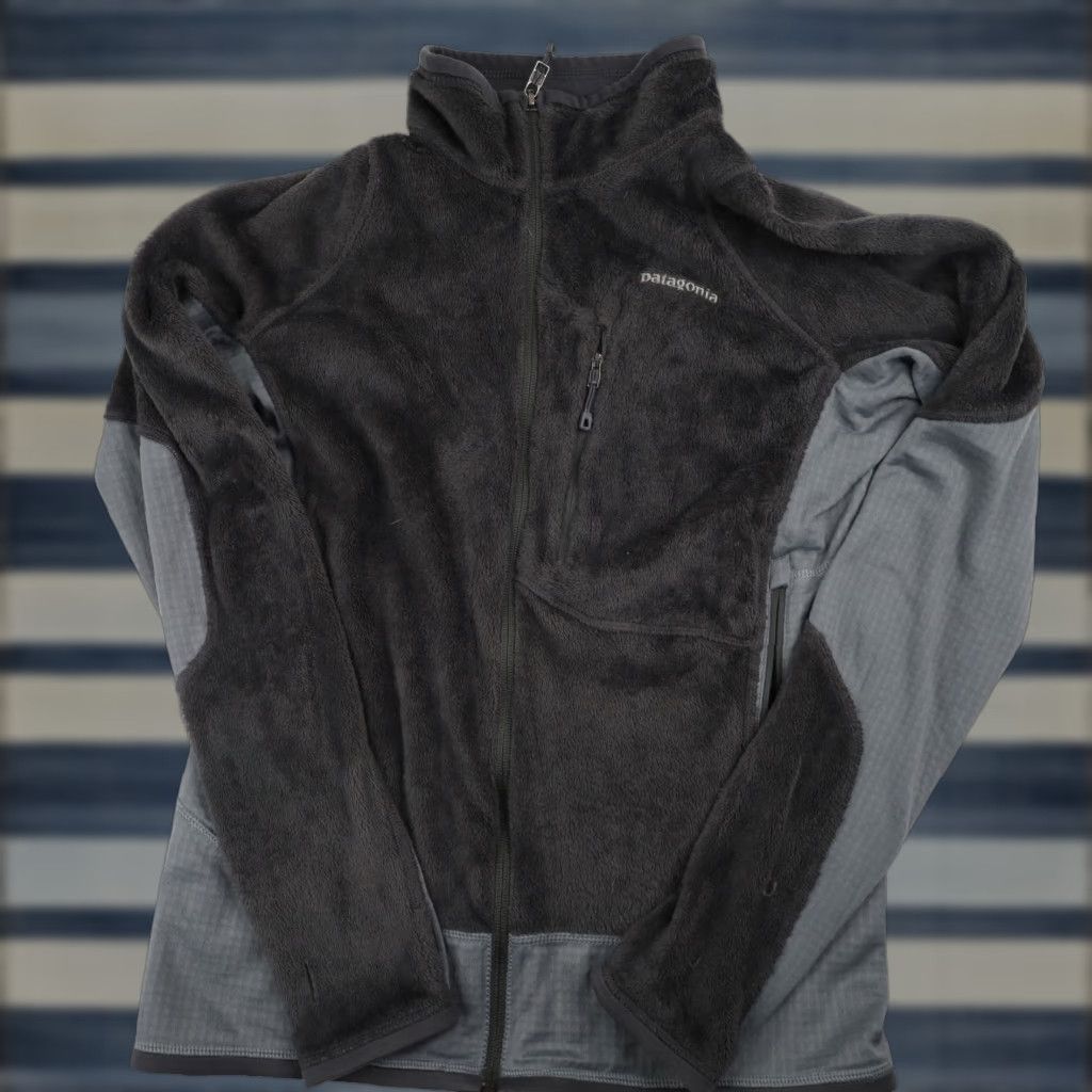 Patagonia VINTAGE Patagonia Mens S Rhythm Deep Pile Fleece Jacket Gray Size US S / EU 44-46 / 1 - 1 Thumbnail