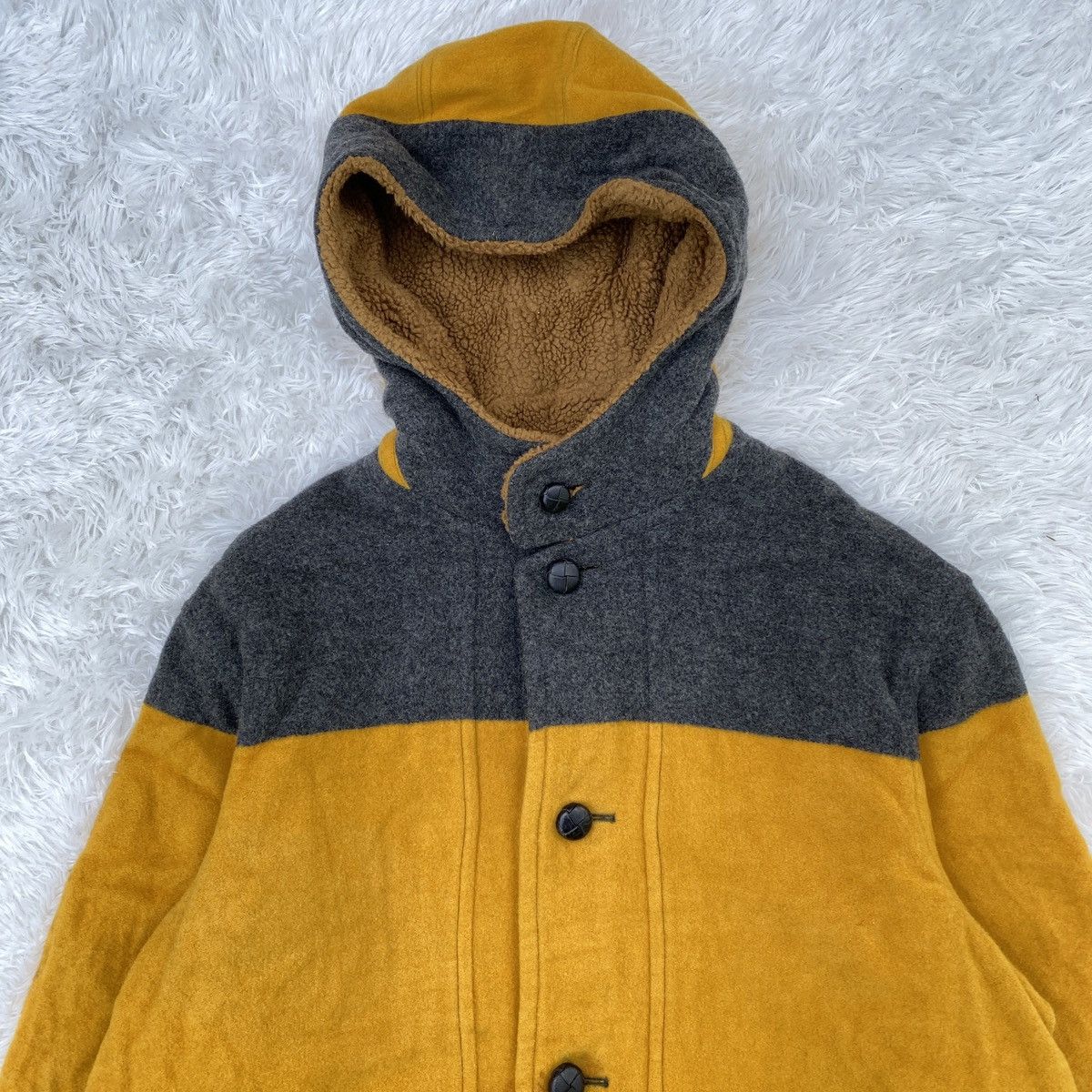 If Six Was Nine Mitsuhiro Matsuda Nicole club Wool Hooded Parkas Jacket Size US L / EU 52-54 / 3 - 2 Thumbnail