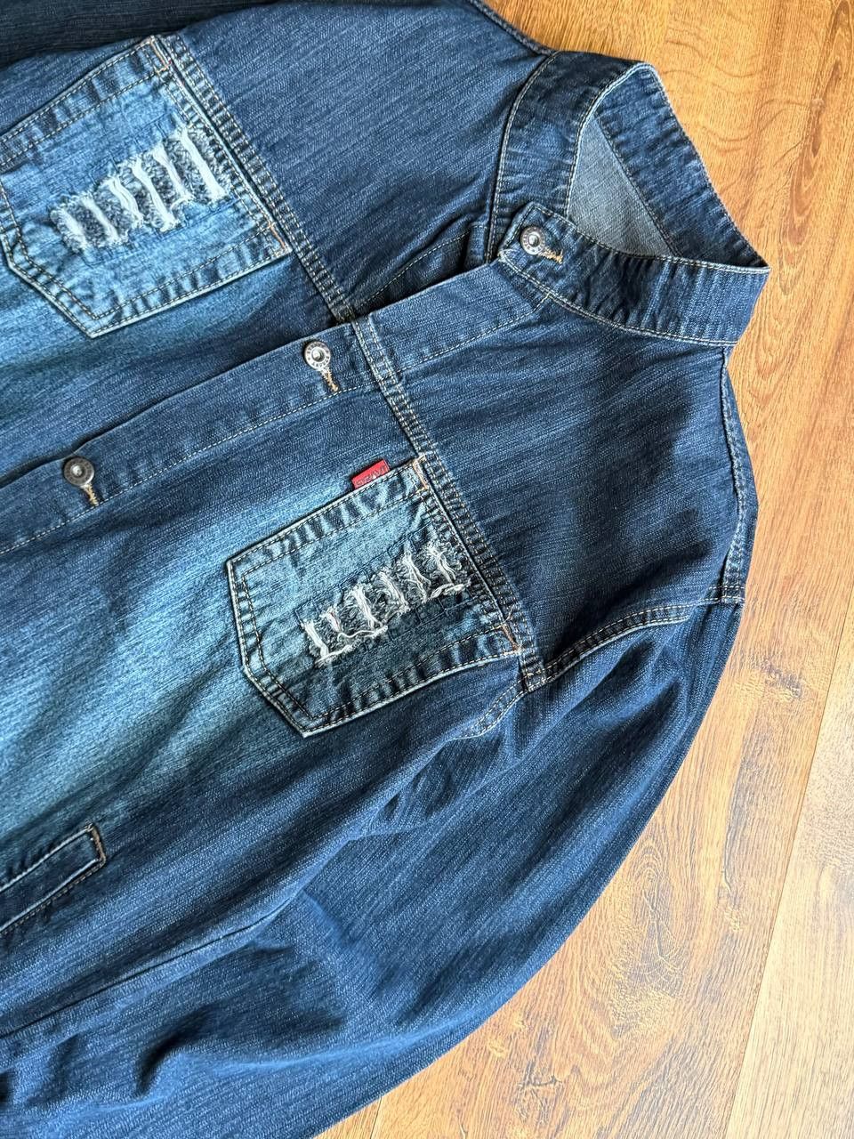 Hysteric Glamour VTG Hysteric Glamour Style Distressed Denim Jacket Y2K Size US L / EU 52-54 / 3 - 8 Thumbnail