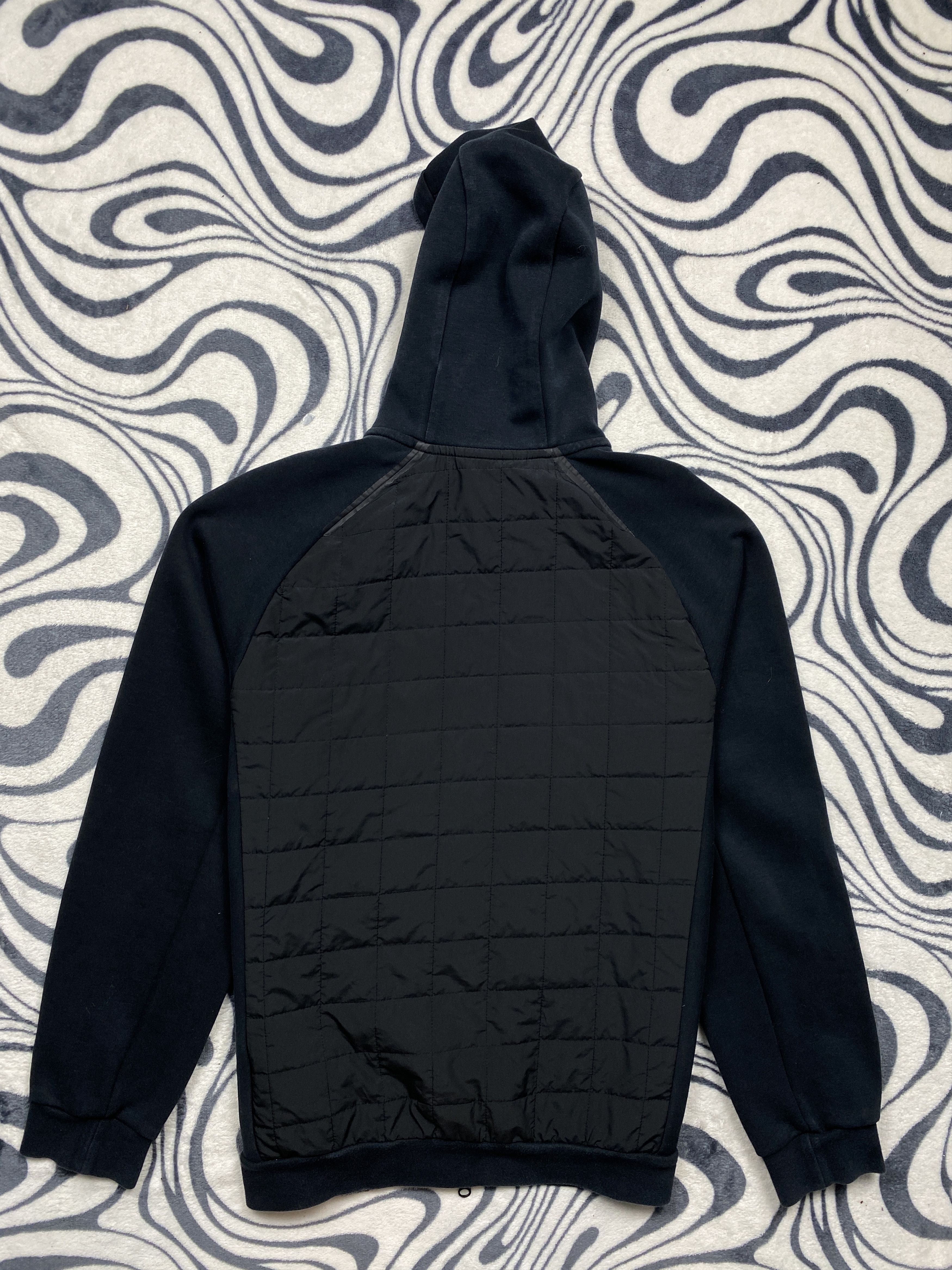 Nike × Vintage Nike Tech Fleece Nylon Back Mens Zip Hoodie Size US M / EU 48-50 / 2 - 6 Thumbnail