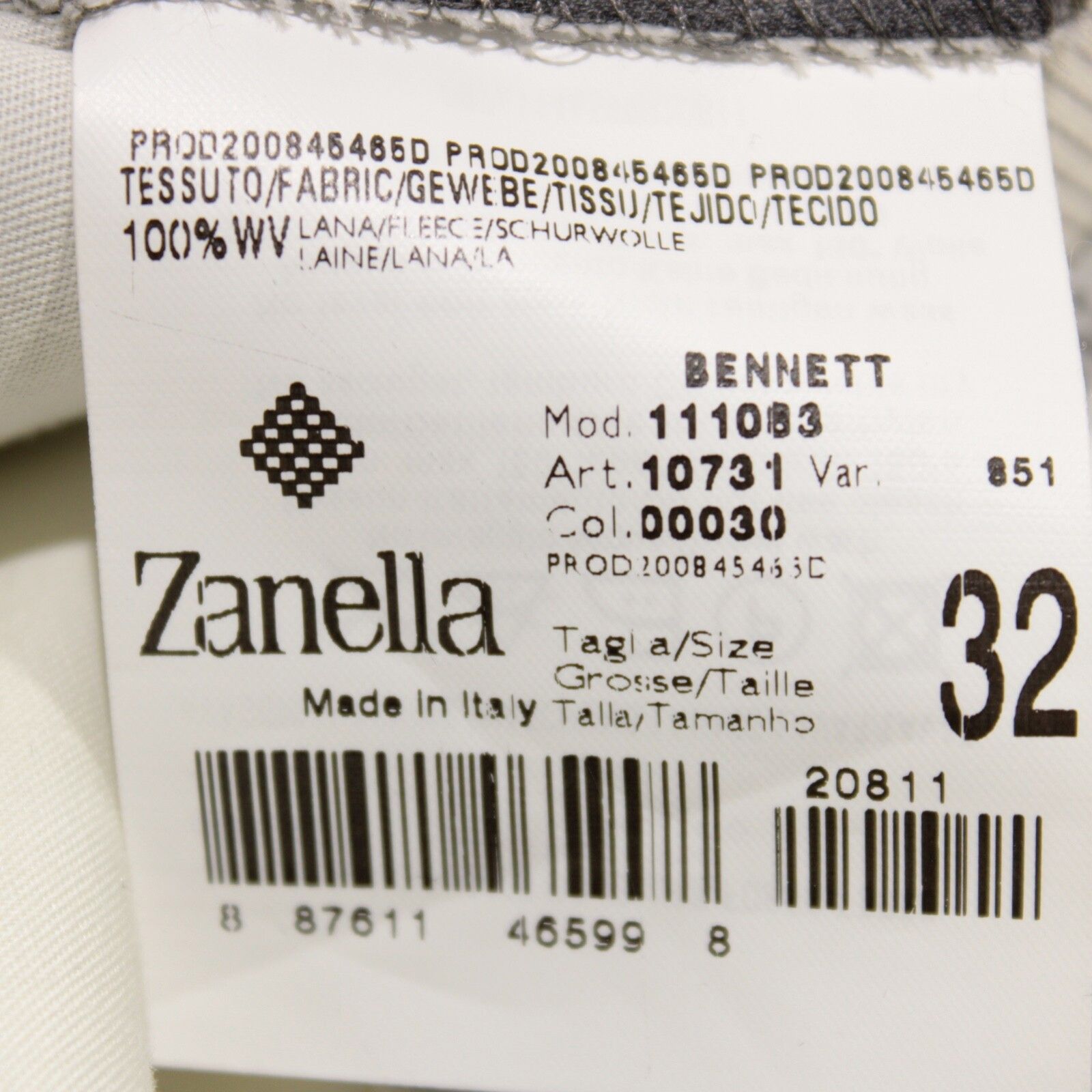 Zanella Zanella New with tags Dress Pants Size 32 US In Gray Size US 32 / EU 48 - 6 Thumbnail
