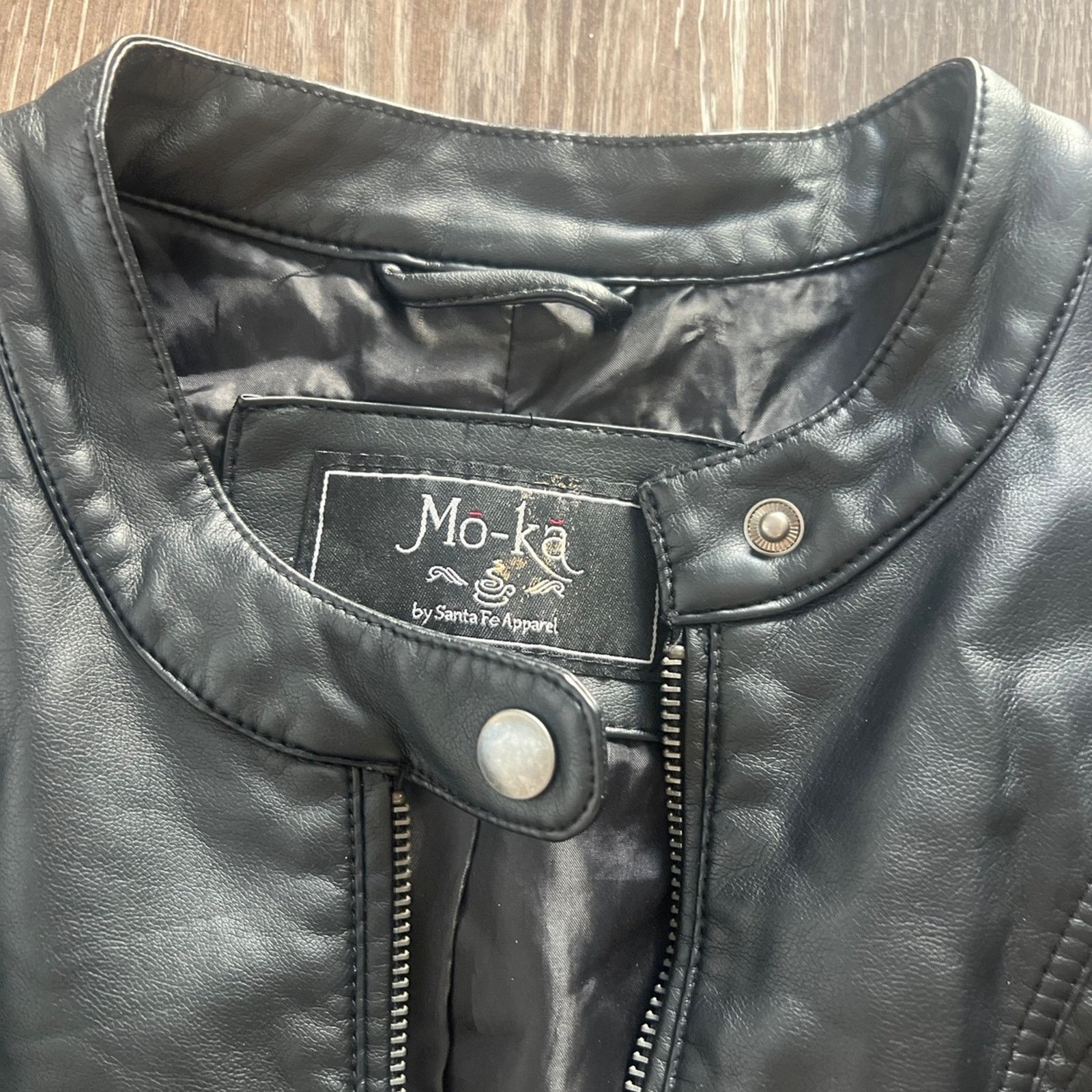 Other Mo-Ka Faux Leather Jacket Size L / US 10 / IT 46 - 2 Thumbnail