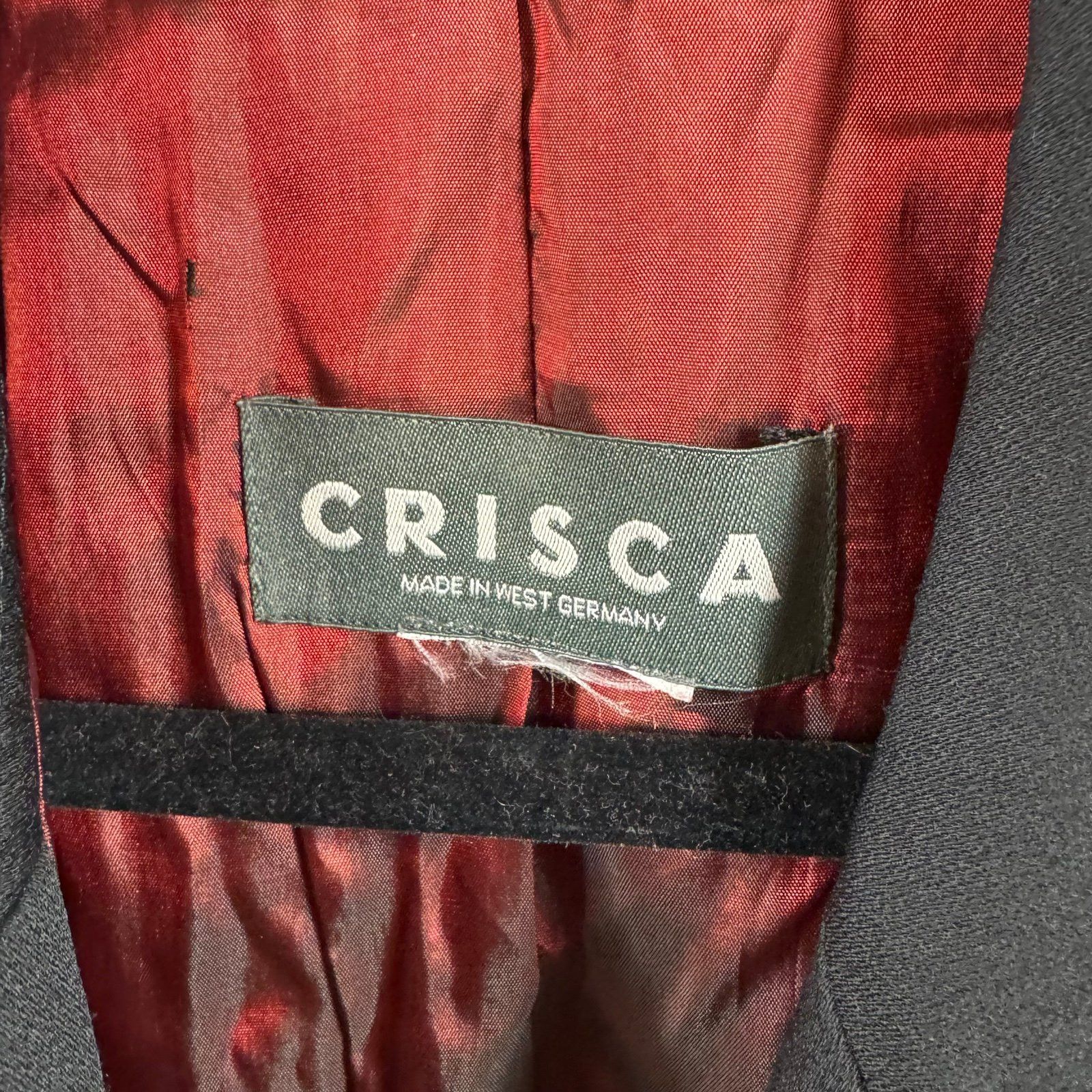 Escada CRISCA ESCADA Blazer M/L Wool Blend Black w/embroidered Sy Size ONE SIZE - 6 Thumbnail
