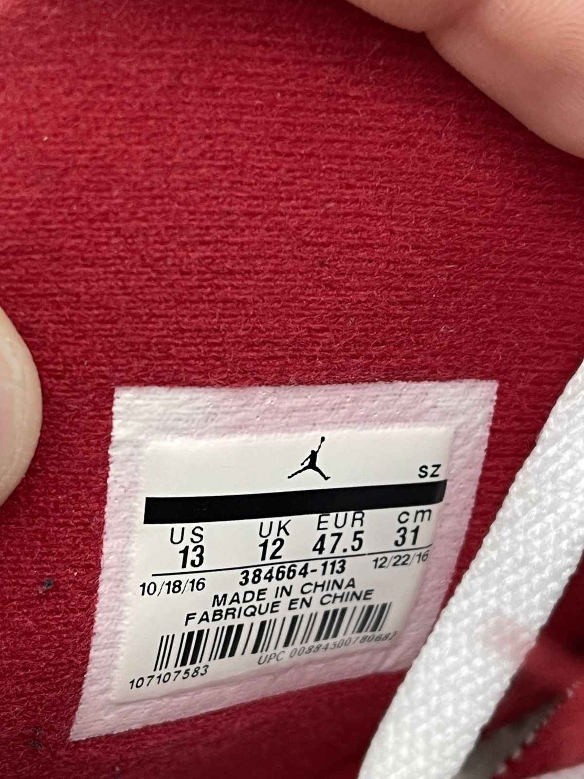 Jordan Brand Size 13 - Jordan 6 Alternate Hare CLEAN! Size US 13 / EU 46 - 9 Thumbnail