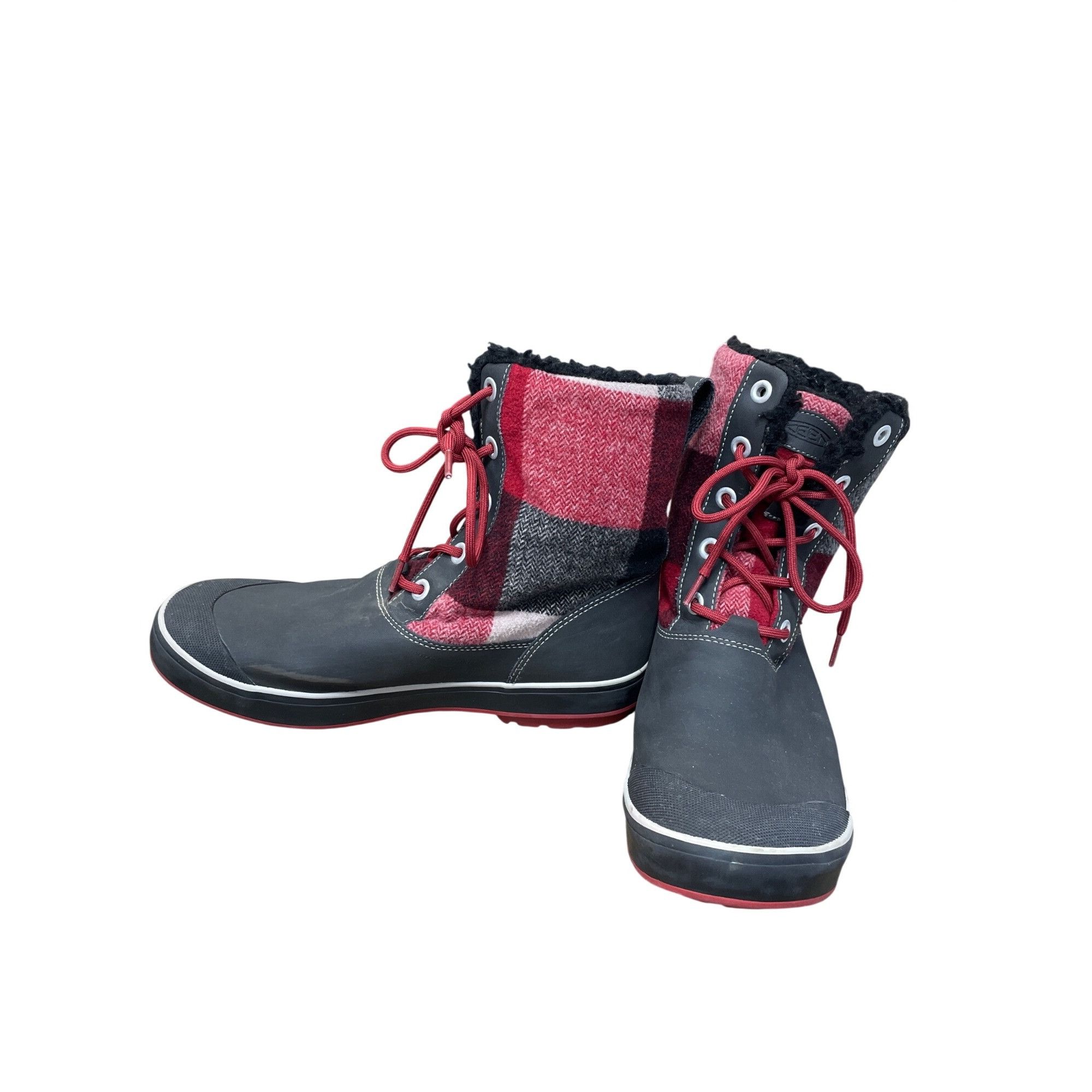 KEEN Keen womans red black plaid waterproof wool insulated winter Size US 10 / IT 40 - 2 Thumbnail