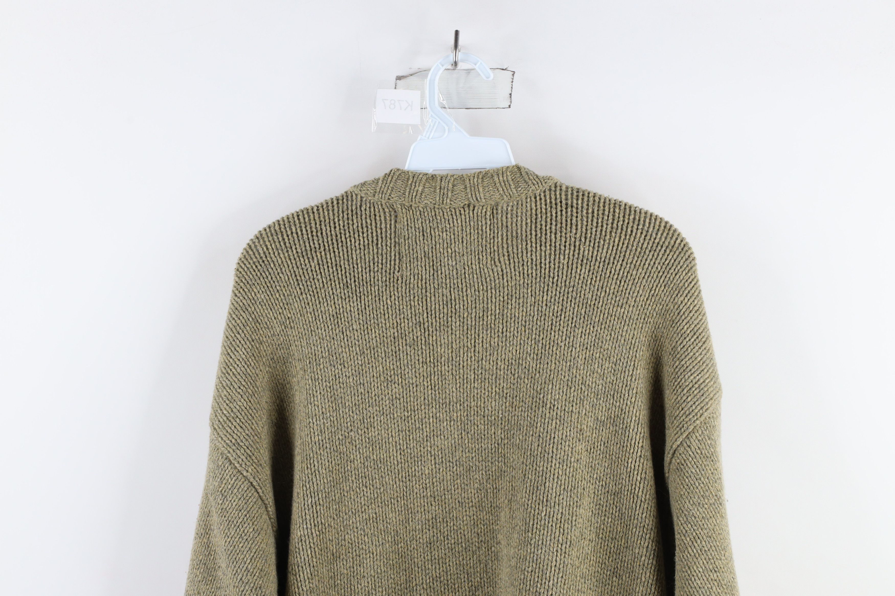 Abercrombie & Fitch × Vintage Vintage 90s Abercrombie & Fitch Wool Knit Snowflake Sweater Size US L / EU 52-54 / 3 - 7 Thumbnail