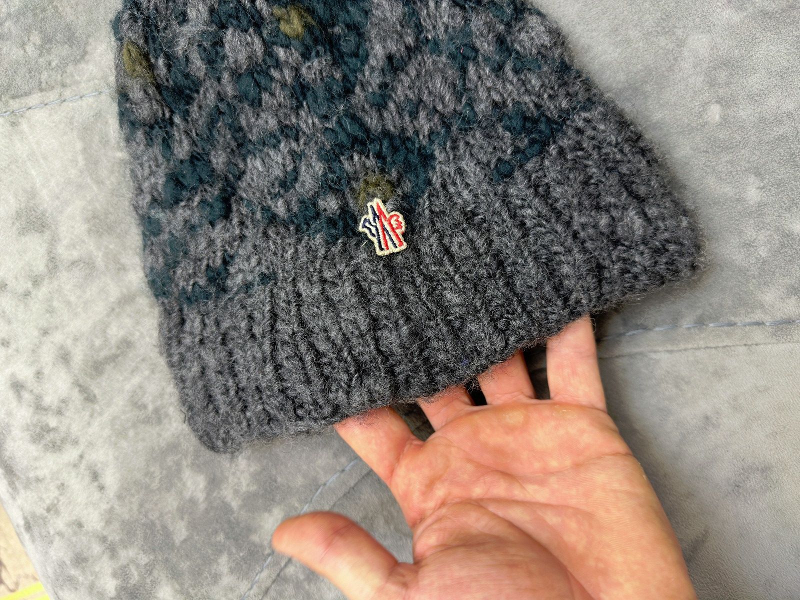 Moncler Luxury Grenoble Moncler Wave Knit Hat Cap One Size Size ONE SIZE - 8 Thumbnail
