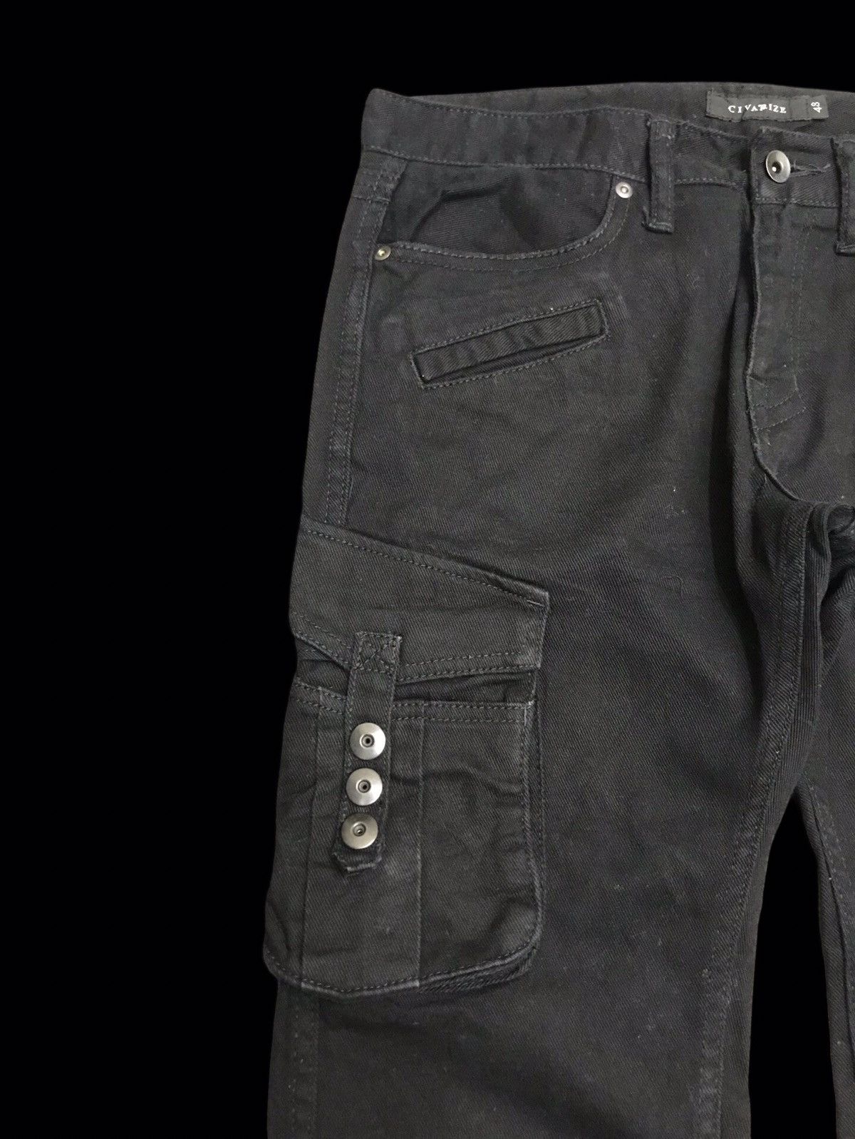 Japanese Brand 💥PUNK💥CIVARIZE Japan Seditonaries Multipocket Denim F209 Size US 32 / EU 48 - 4 Thumbnail