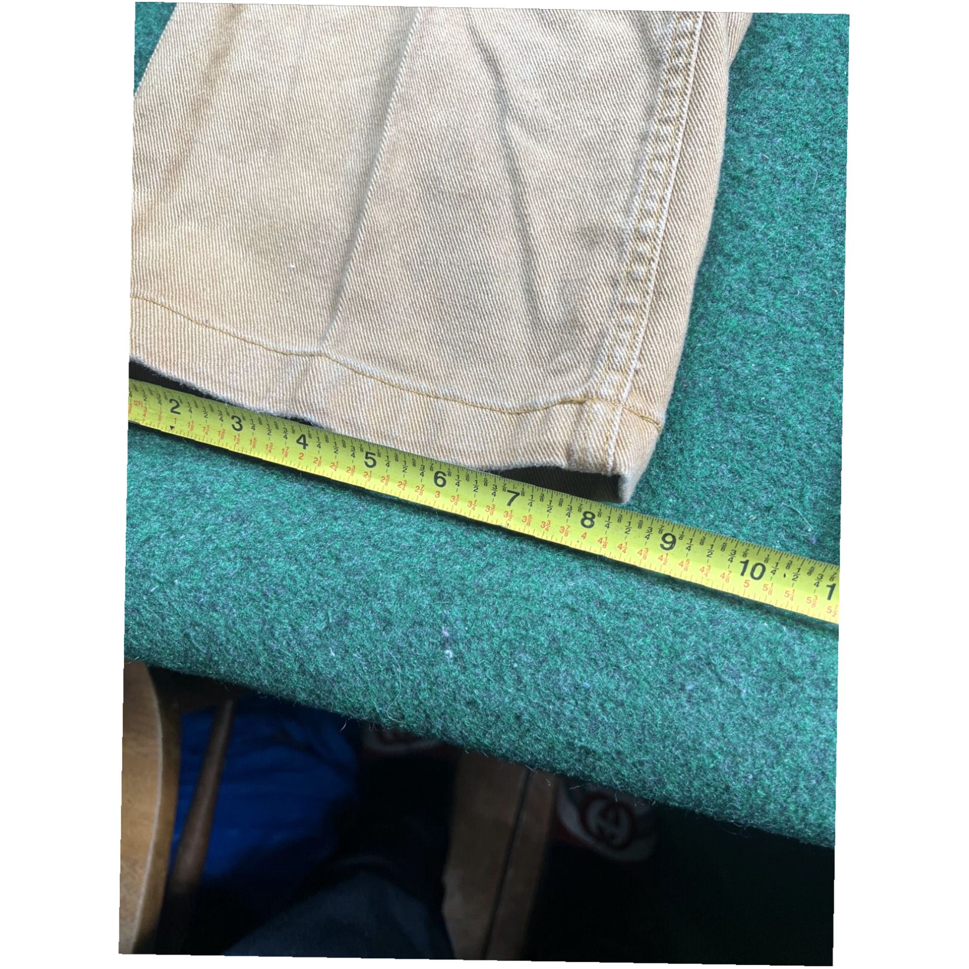 Haband NORMAN ROCKWELL Jeans by Haband Elasticized Back Waist- Beige. 38x30 Size US 38 / EU 54 - 6 Thumbnail