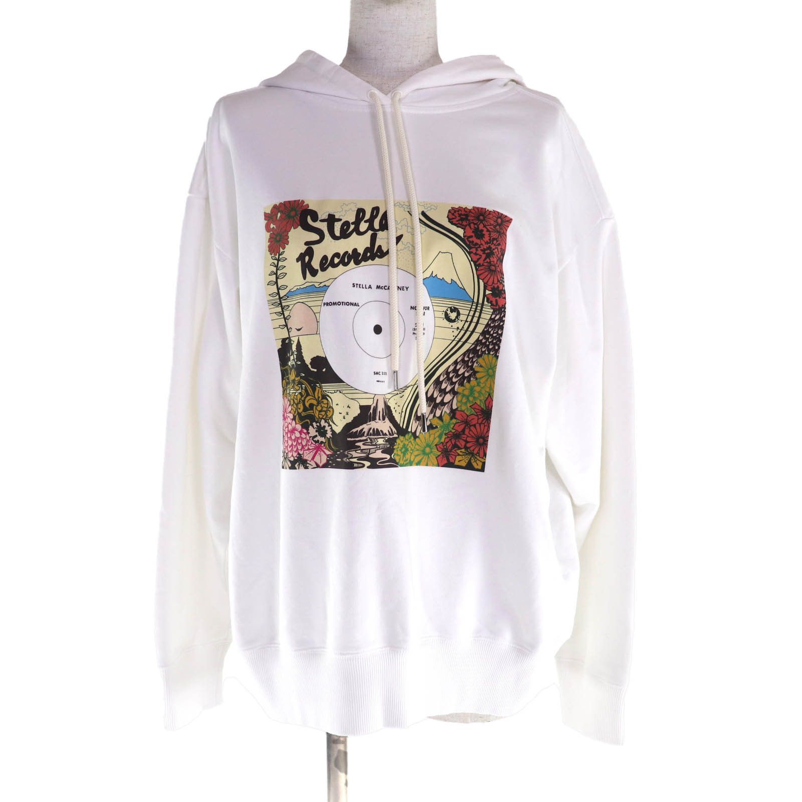 Stella McCartney Stella Mccartney Stella McCartney Record Hoodie Cotton Hoodie Cotton Sweatshirts & Hoodies 6J0251 DUTY FREE for USA Size ONE SIZE - 1 Thumbnail
