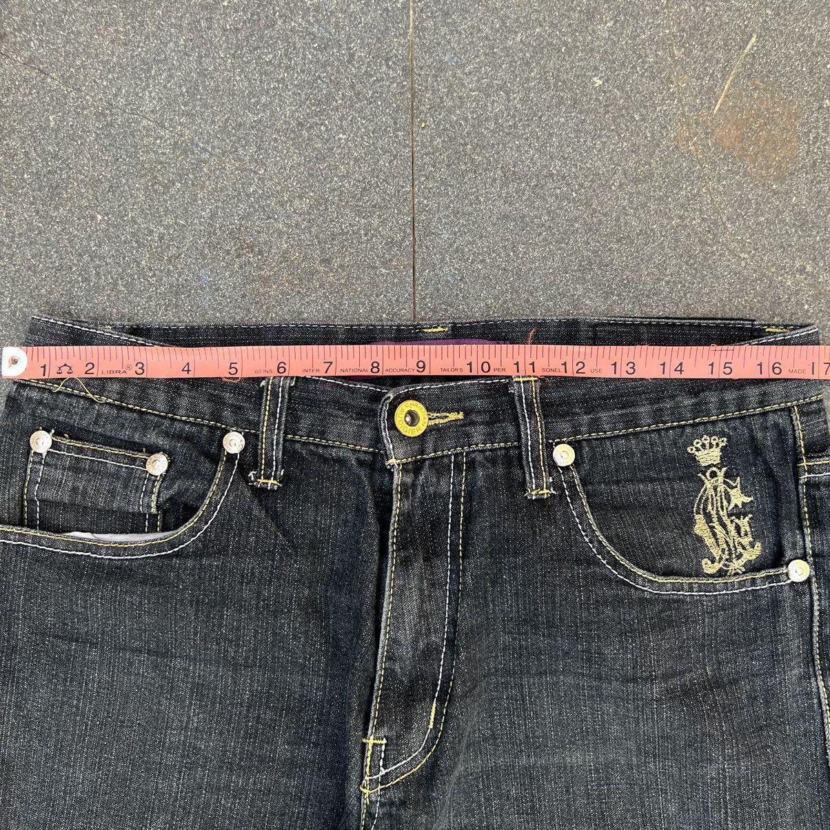 Christian Audigier × Ed Hardy × JNCO 💥Rare💥Vintage Christian Audigier Baggy Jeans Size US 34 / EU 50 - 10 Thumbnail