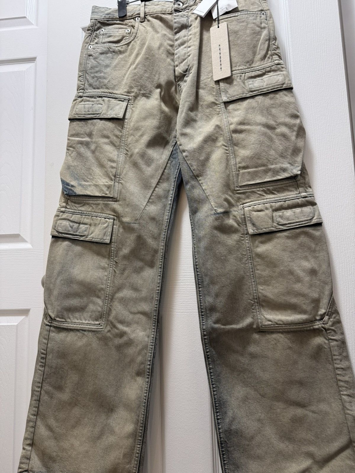 Rick Owens Drkshdw Rick Owens DRKSHDW Double Cargo Bela Jean Mineral Pearl Size US 32 / EU 48 - 2 Thumbnail