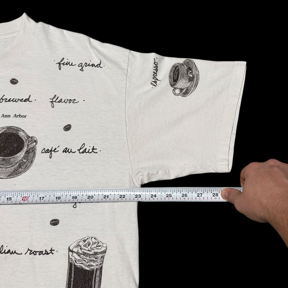 Vintage Vintage 1994 Coffee Espresso AOP Stained Shirt Men's XL Size US XL / EU 56 / 4 - 8 Thumbnail