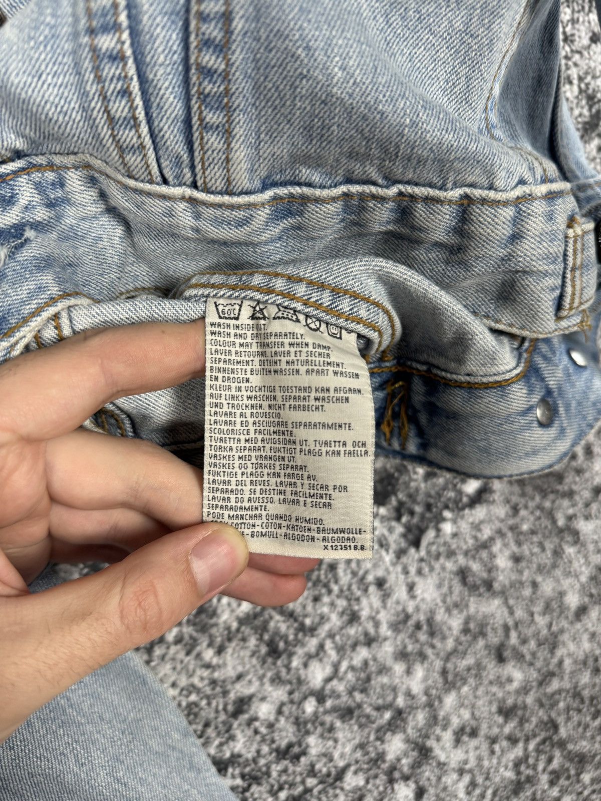 Levi's Vintage Levis Denim Jean Jacket For Girls 90s Retro Size XS Size XXS / US 00 / IT 34 - 8 Thumbnail
