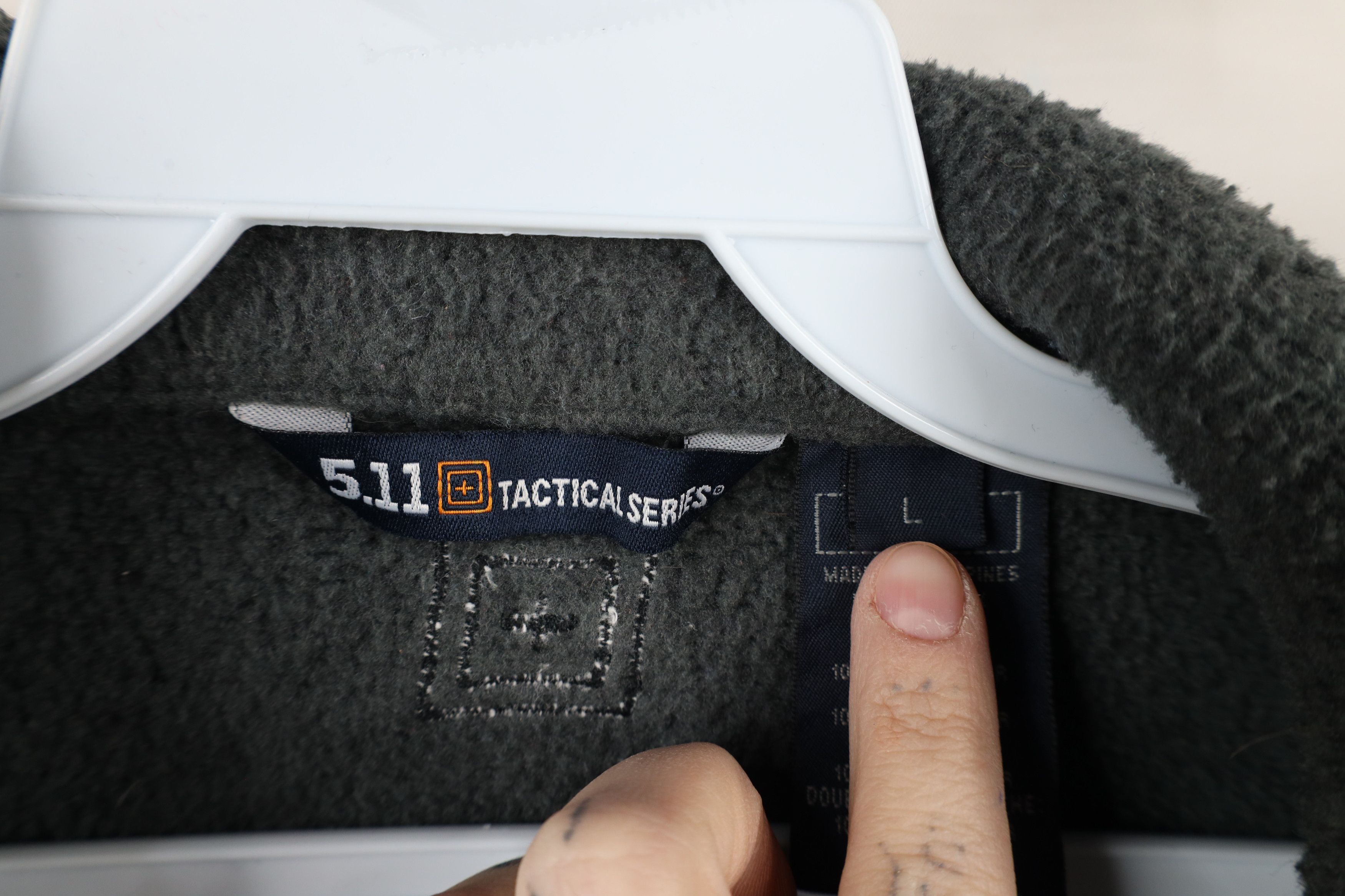 Vintage 5.11 Tactical Series Full Zip Fleece Sweater Jacket Gray Size US L / EU 52-54 / 3 - 9 Thumbnail
