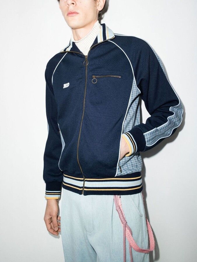 Nicholas Daley NICHOLAS DALEY PANELLED JACQUARD TRACK JACKET Size US S / EU 44-46 / 1 - 1 Thumbnail