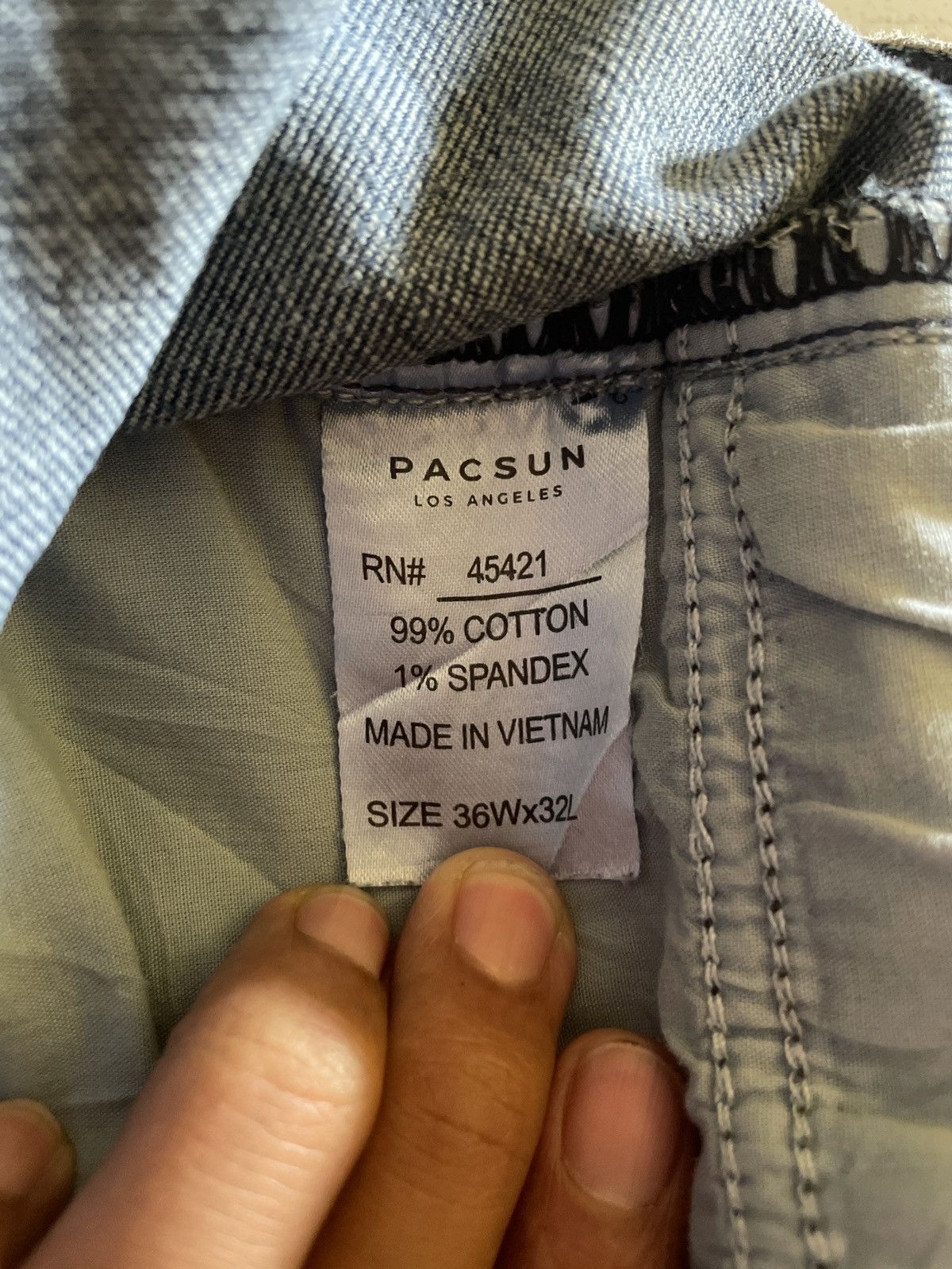 Balmain Pacsun Distressed Stacked Skinny Jeans Balmain Style Size US 36 / EU 52 - 10 Thumbnail