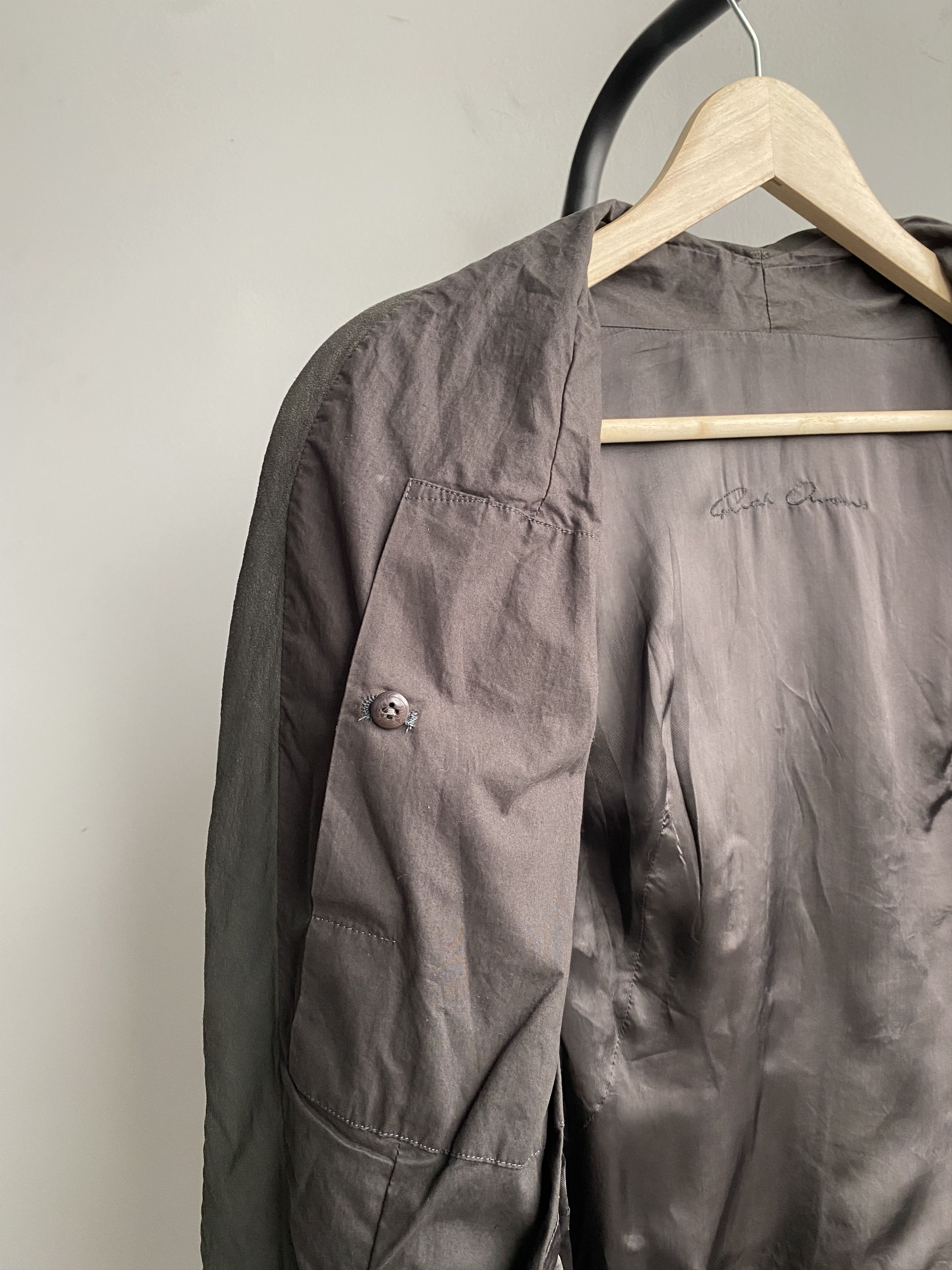 Rick Owens Rick Owens Princess Shawl-Collar Leather DRKSHDW UK10 / US8 Size L / US 10 / IT 46 - 10 Thumbnail