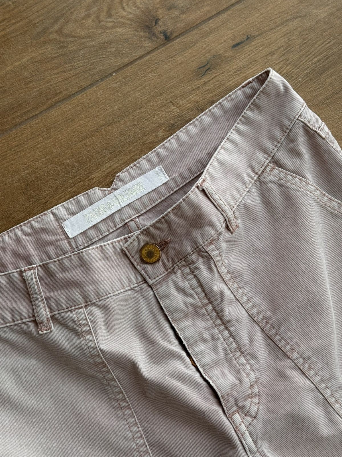 Vintage × Zadig & Voltaire Vintage Zadig & Voltaire Pink Luxury Eliot Pants Size 24" / US 00 / IT 34 - 3 Thumbnail